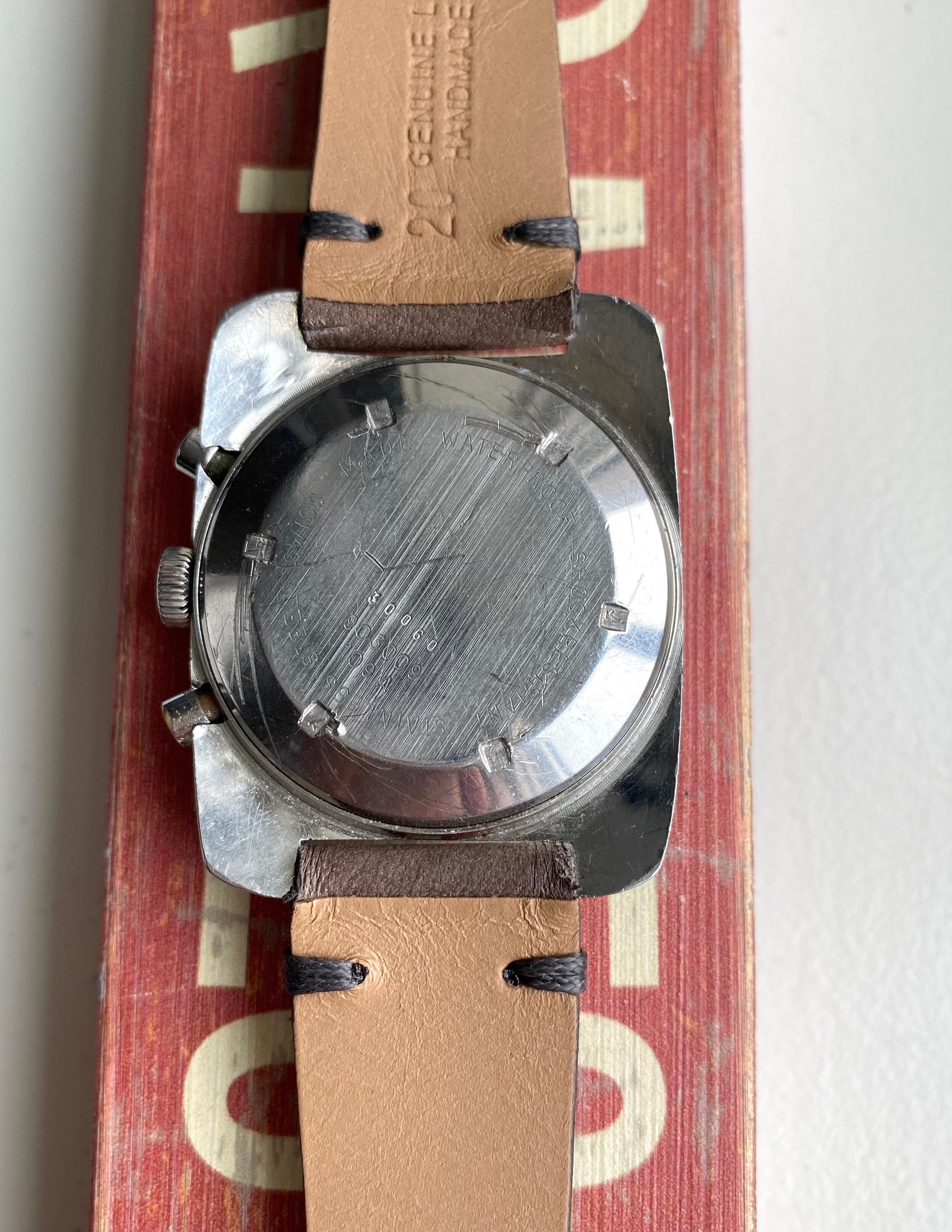 Croton Chronograph — Square Case