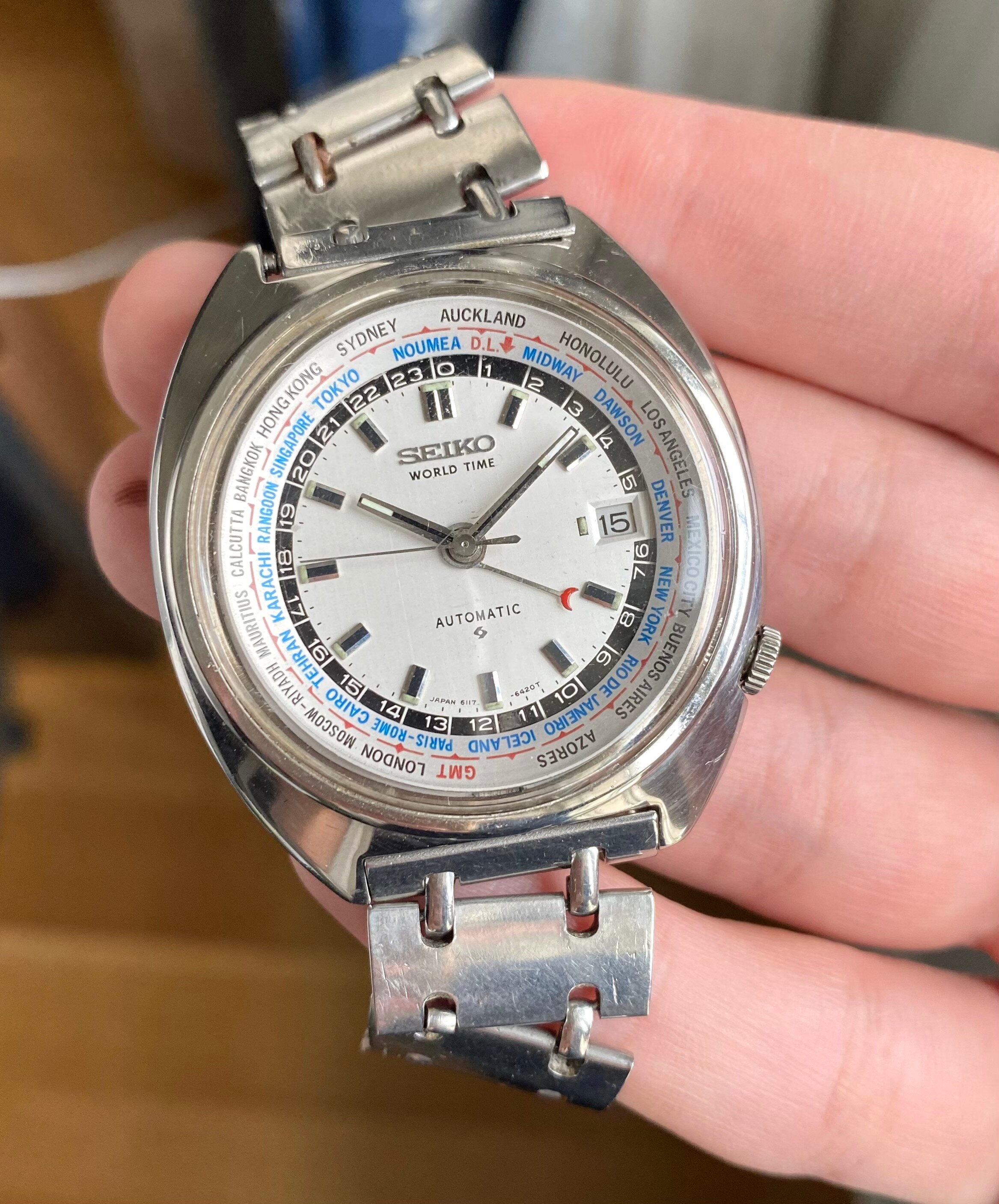 Seiko World Time GMT