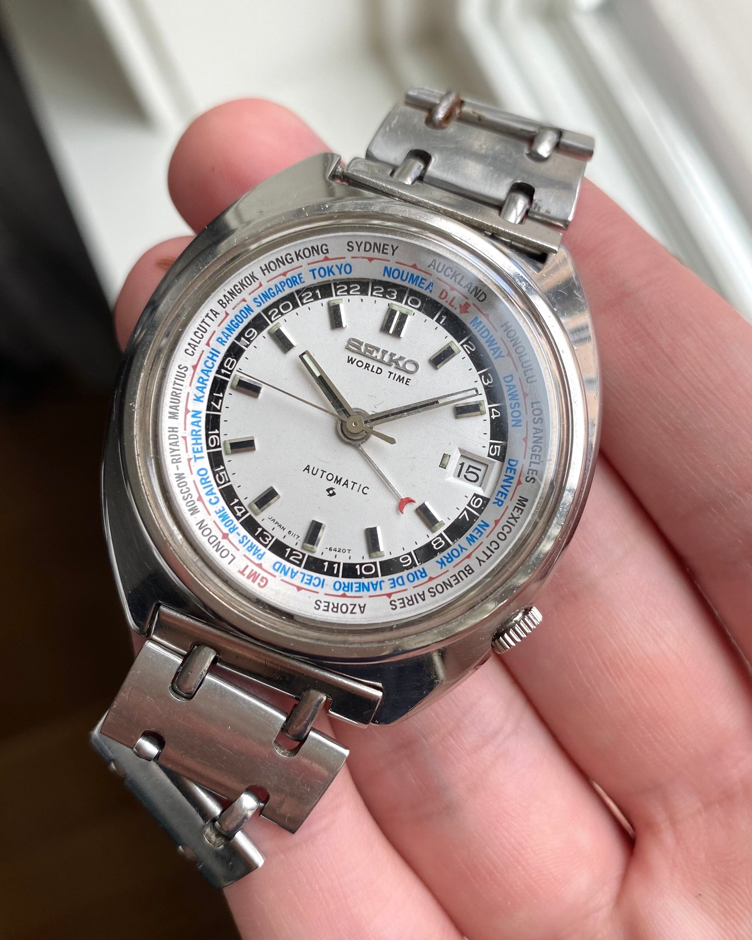 Seiko World Time GMT