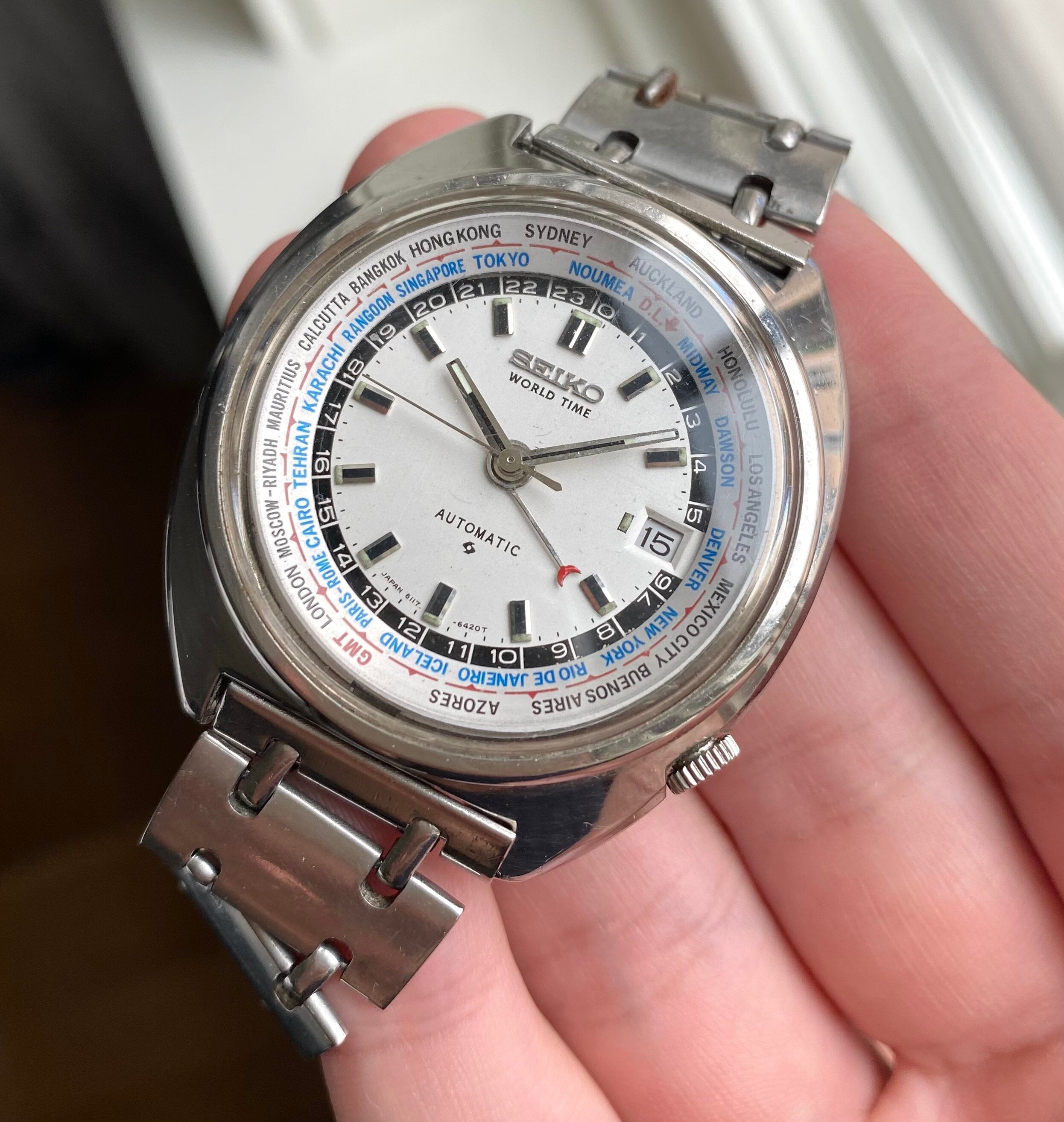 Seiko World Time GMT