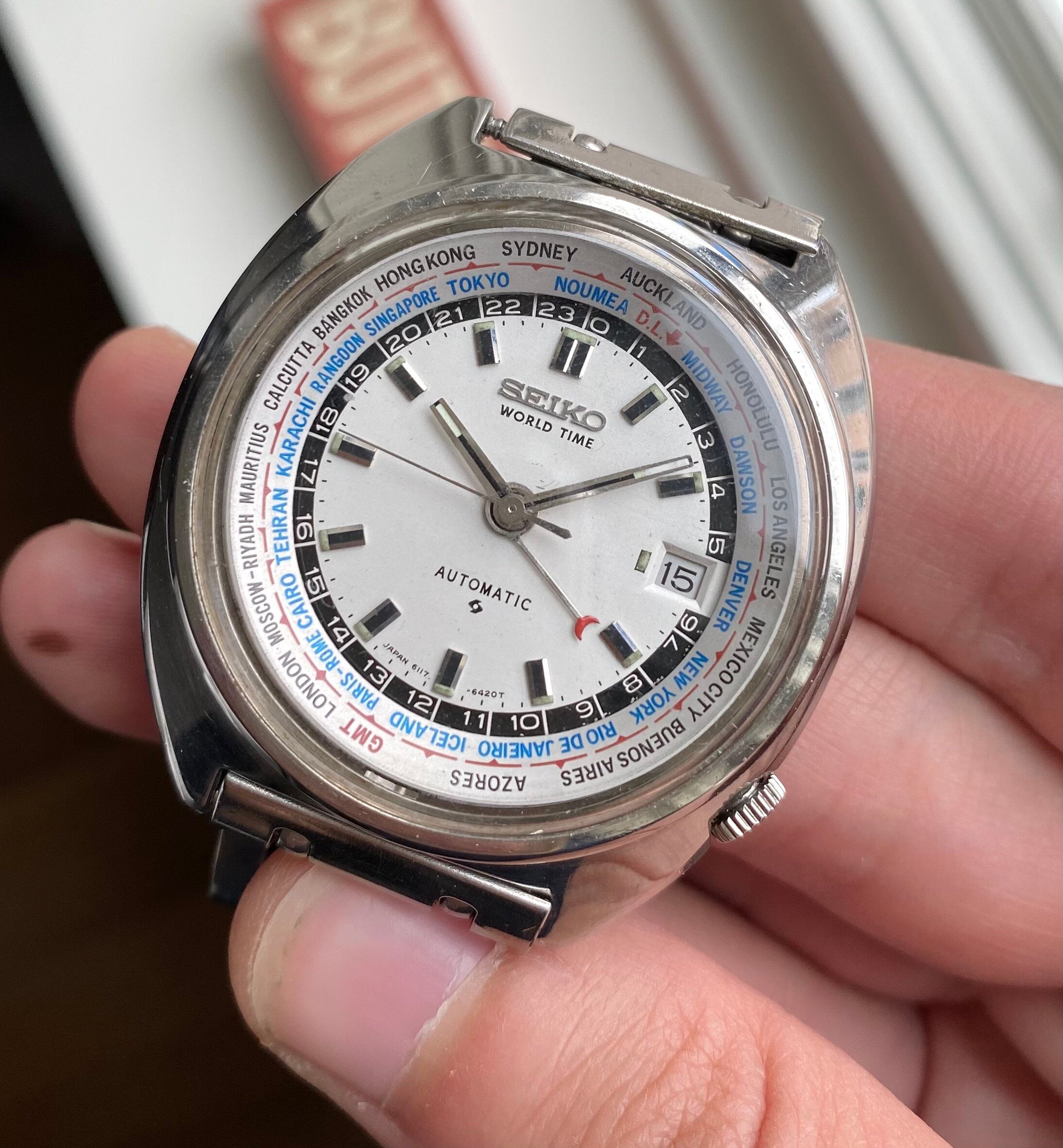 Seiko World Time GMT