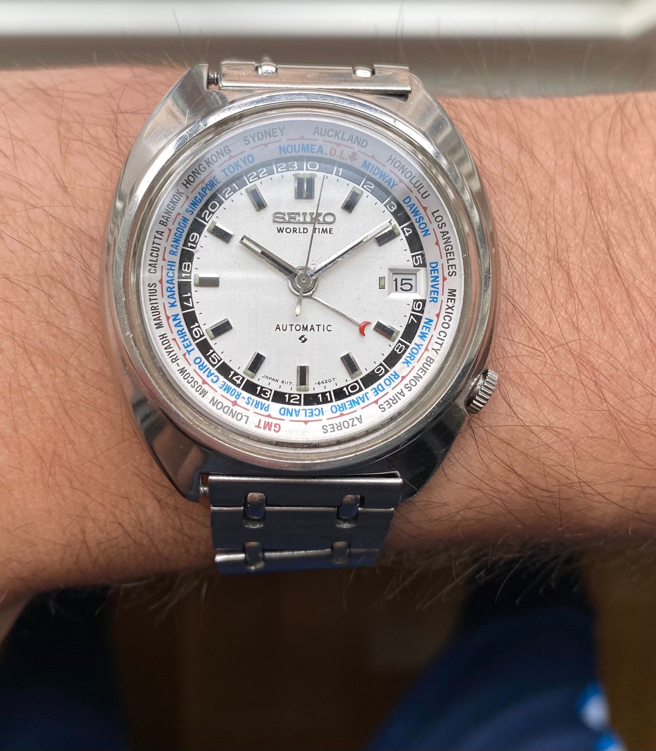 Seiko World Time GMT