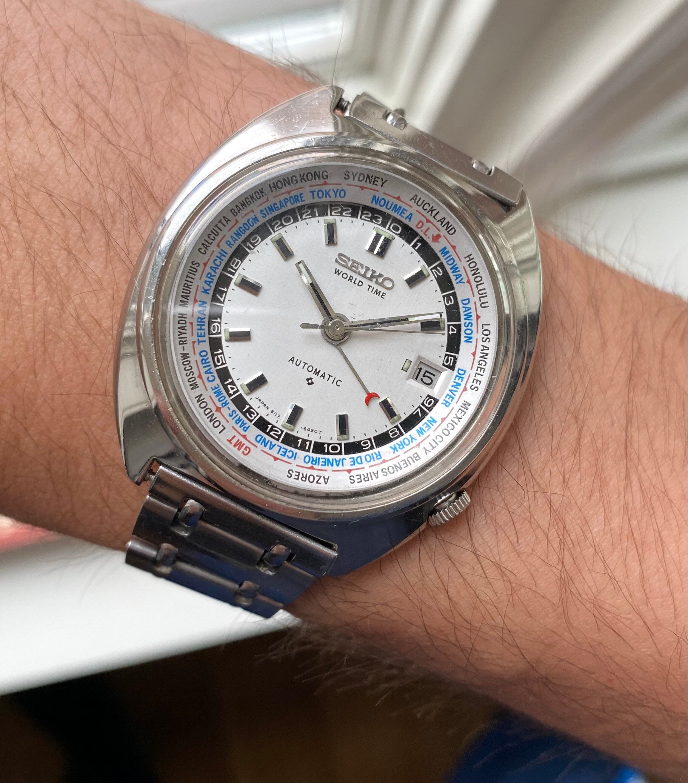 Seiko World Time GMT