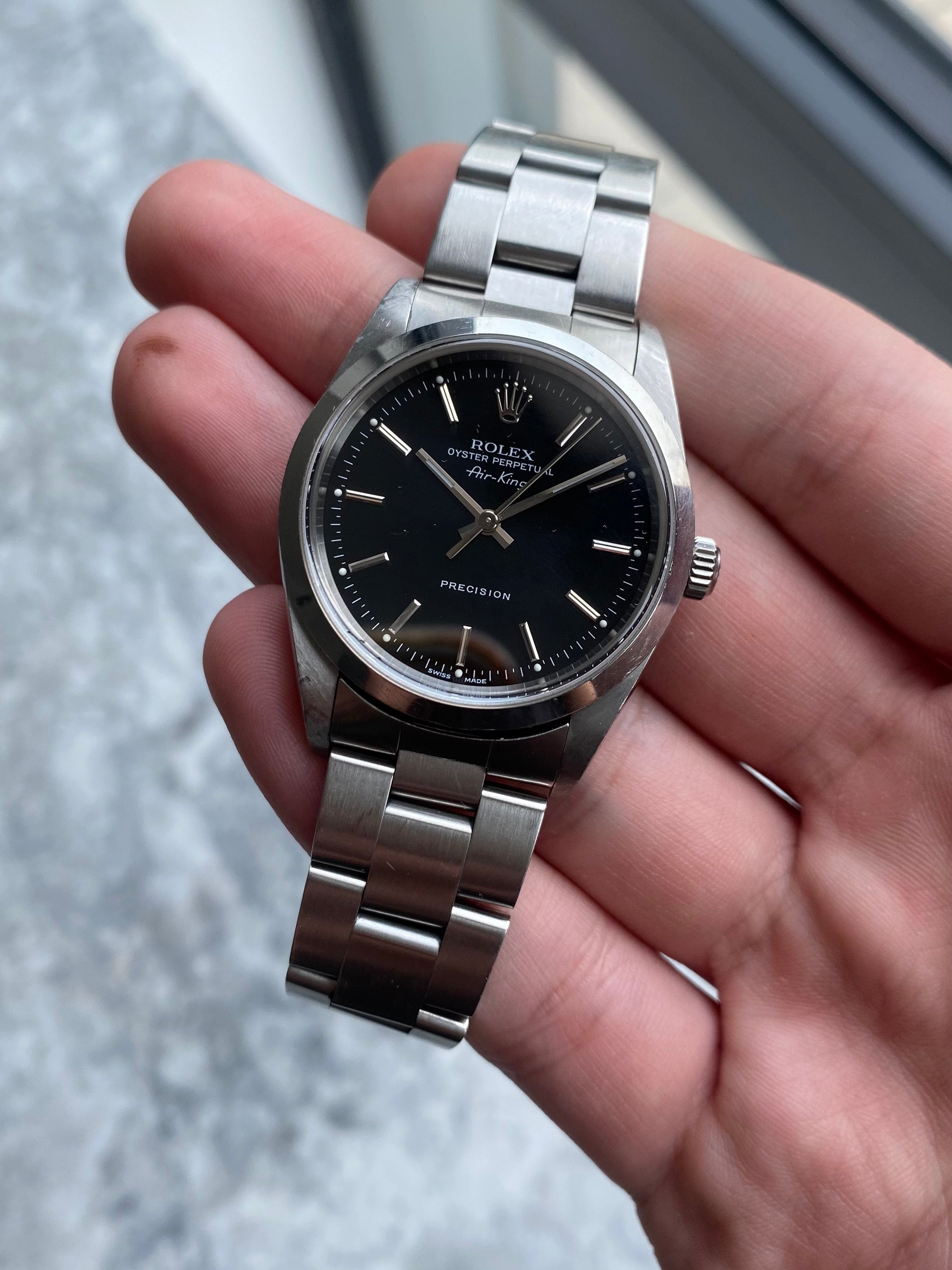 Rolex Air King 14000 - Black.