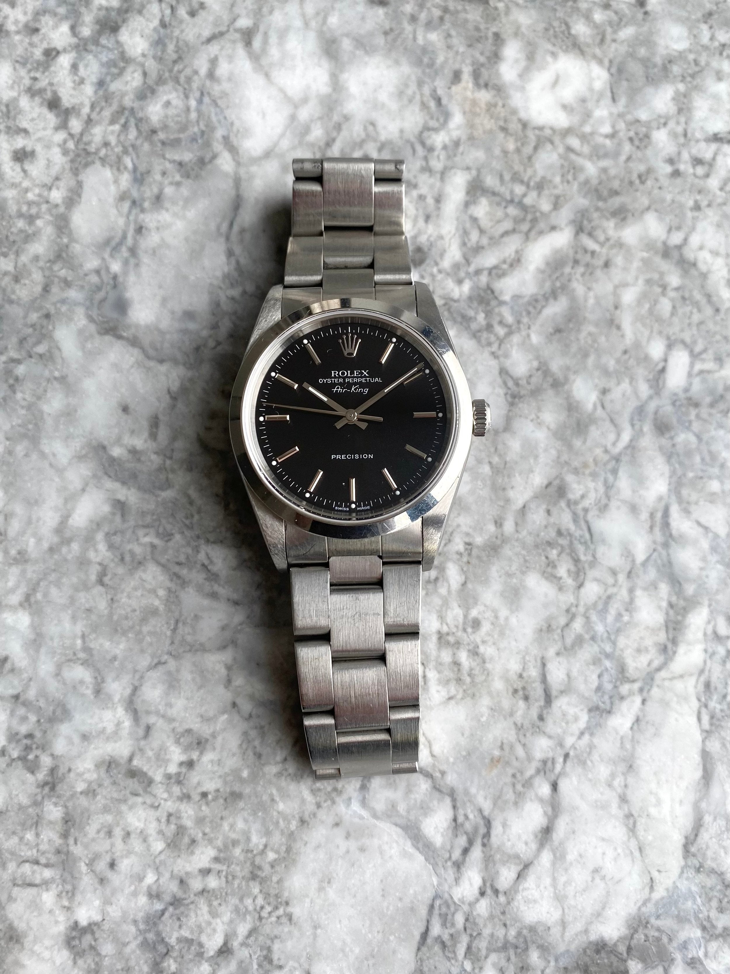 Rolex Air King 14000 - Black.