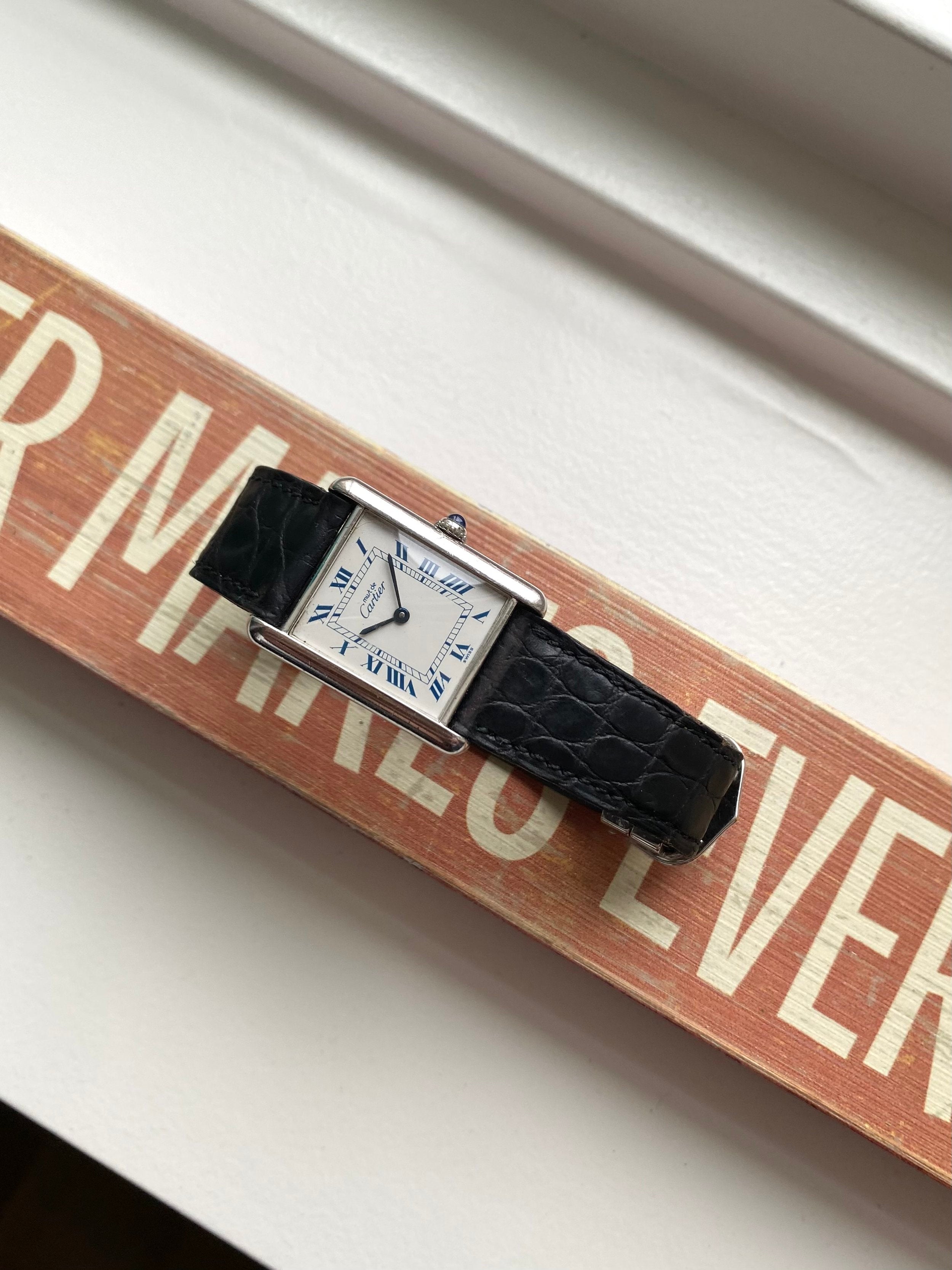 Cartier Tank - White Roman Numeral