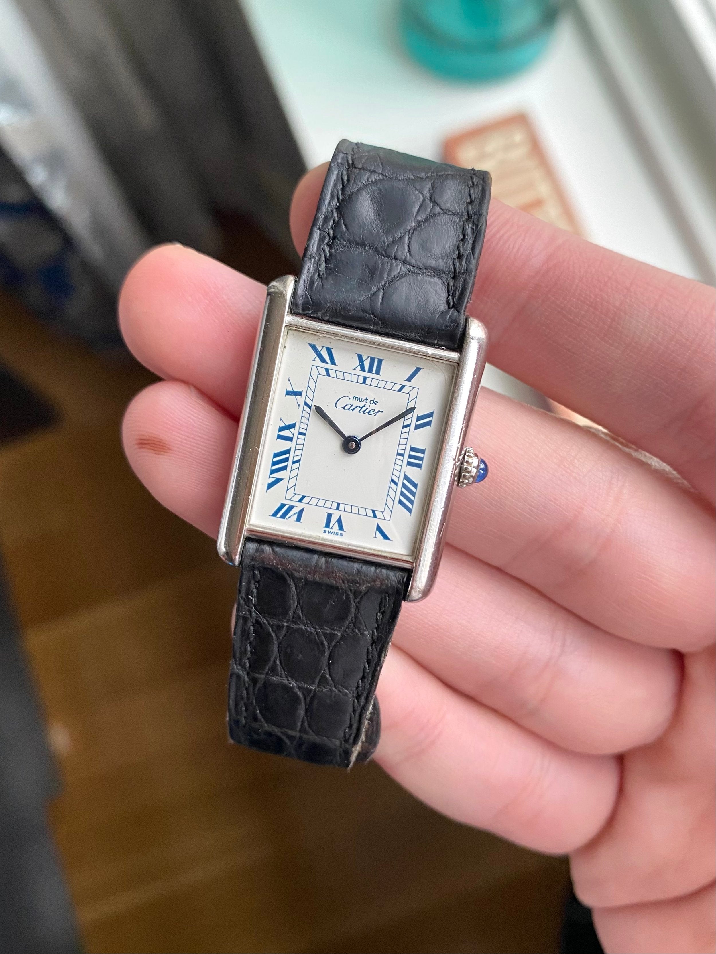 Cartier Tank - White Roman Numeral