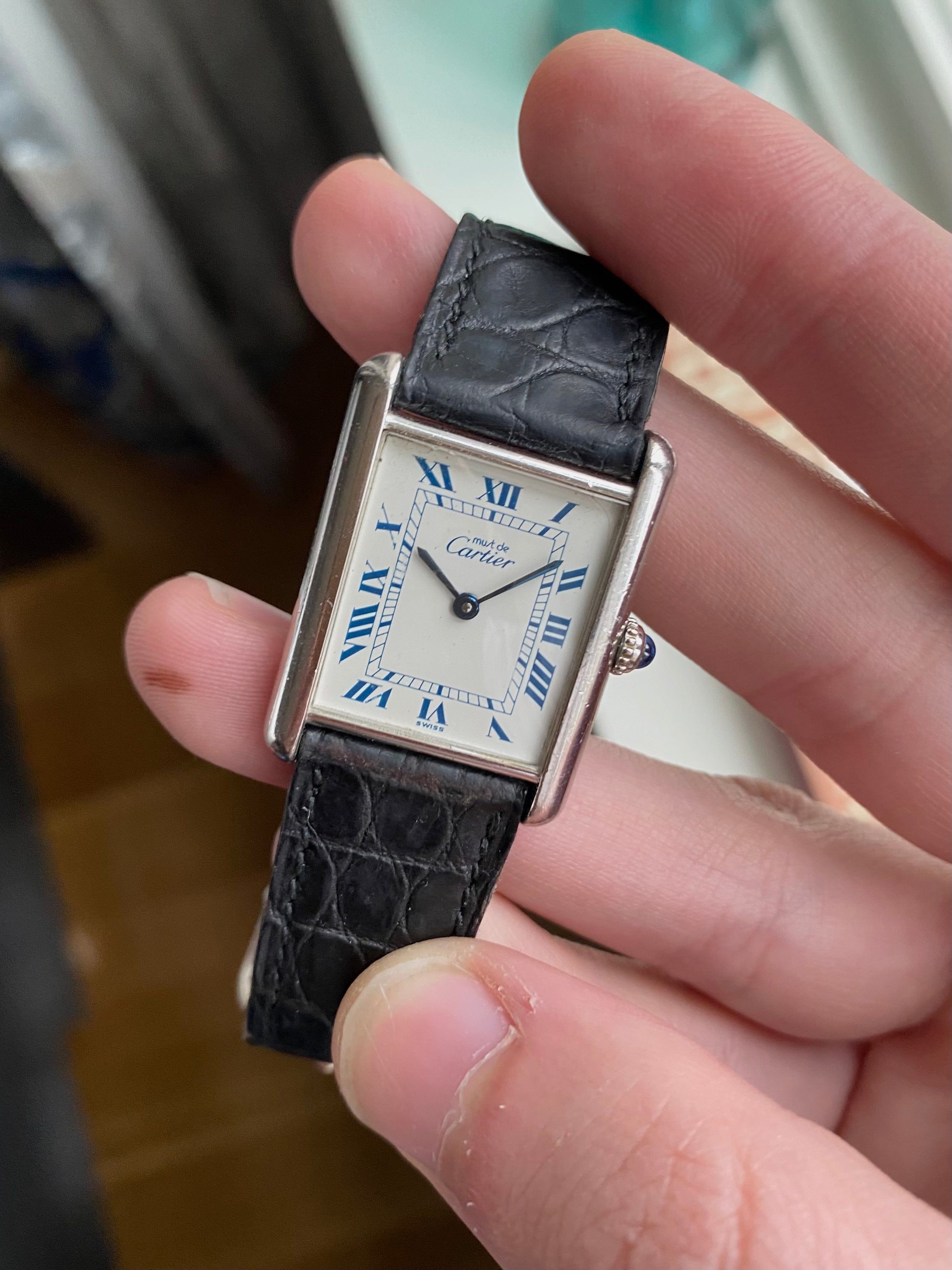 Cartier Tank - White Roman Numeral