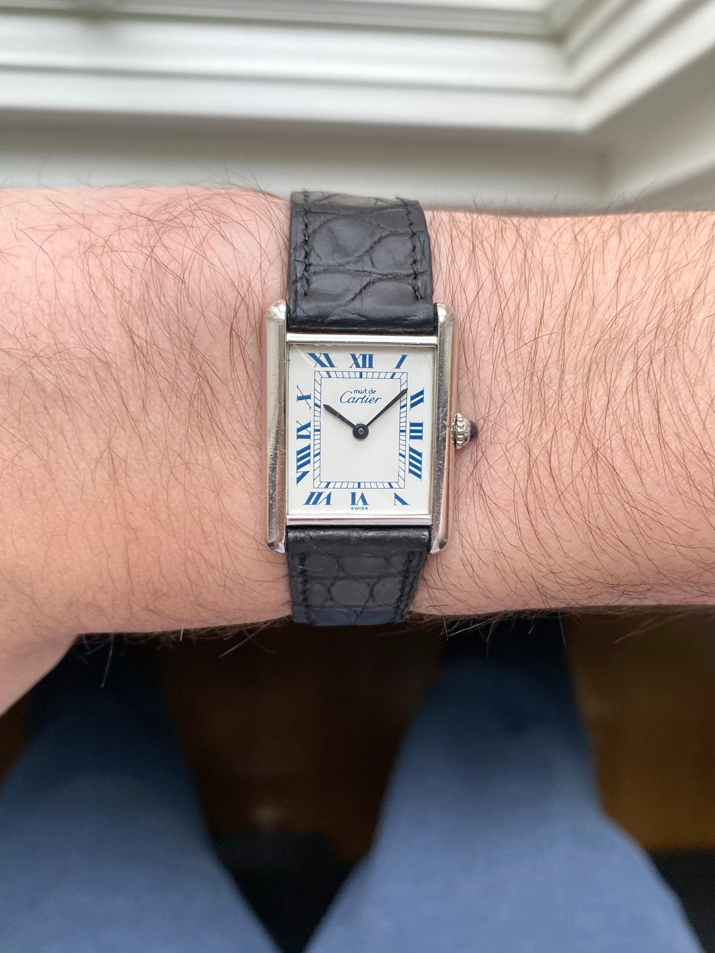 Cartier Tank - White Roman Numeral