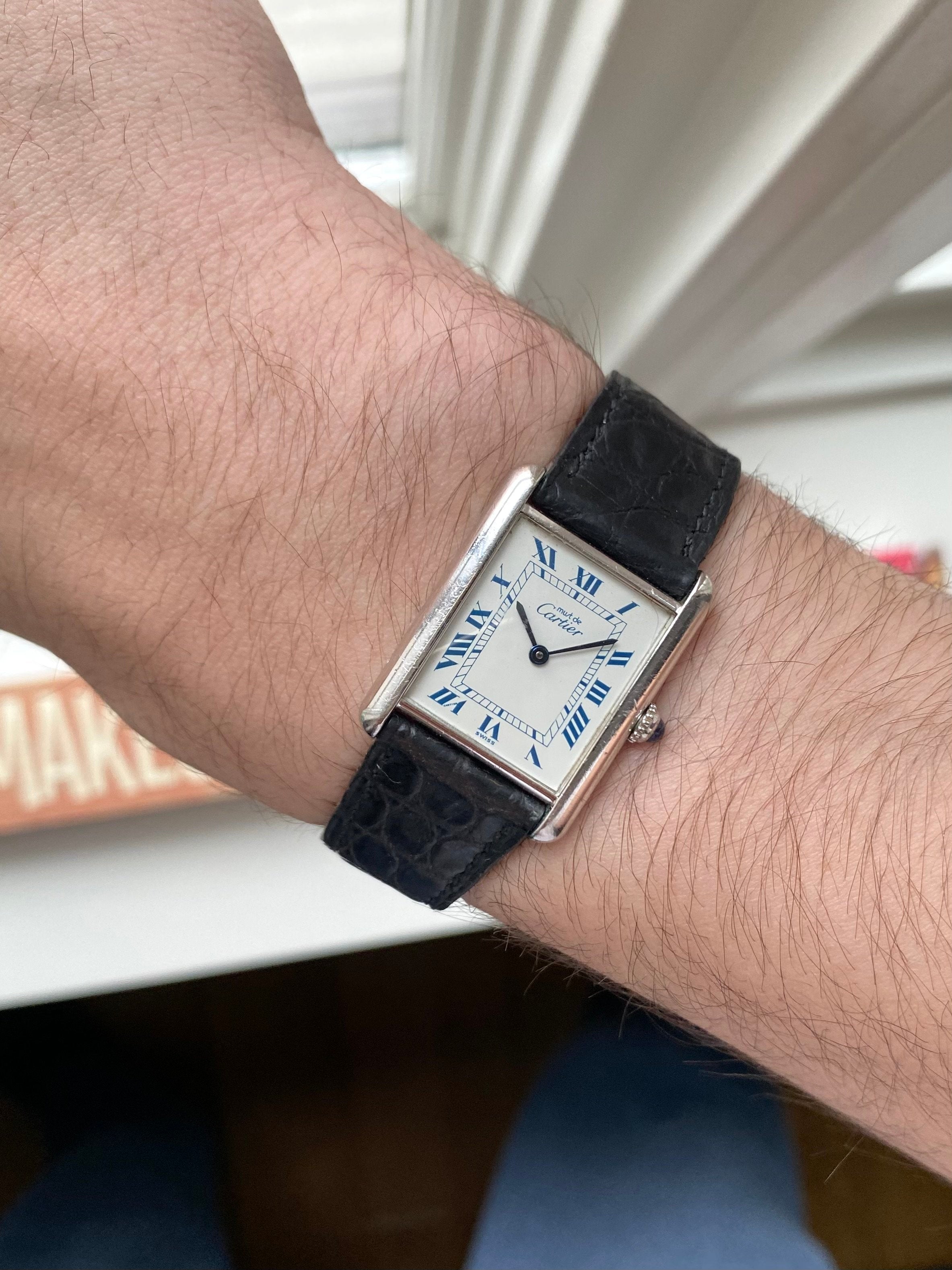 Cartier Tank - White Roman Numeral