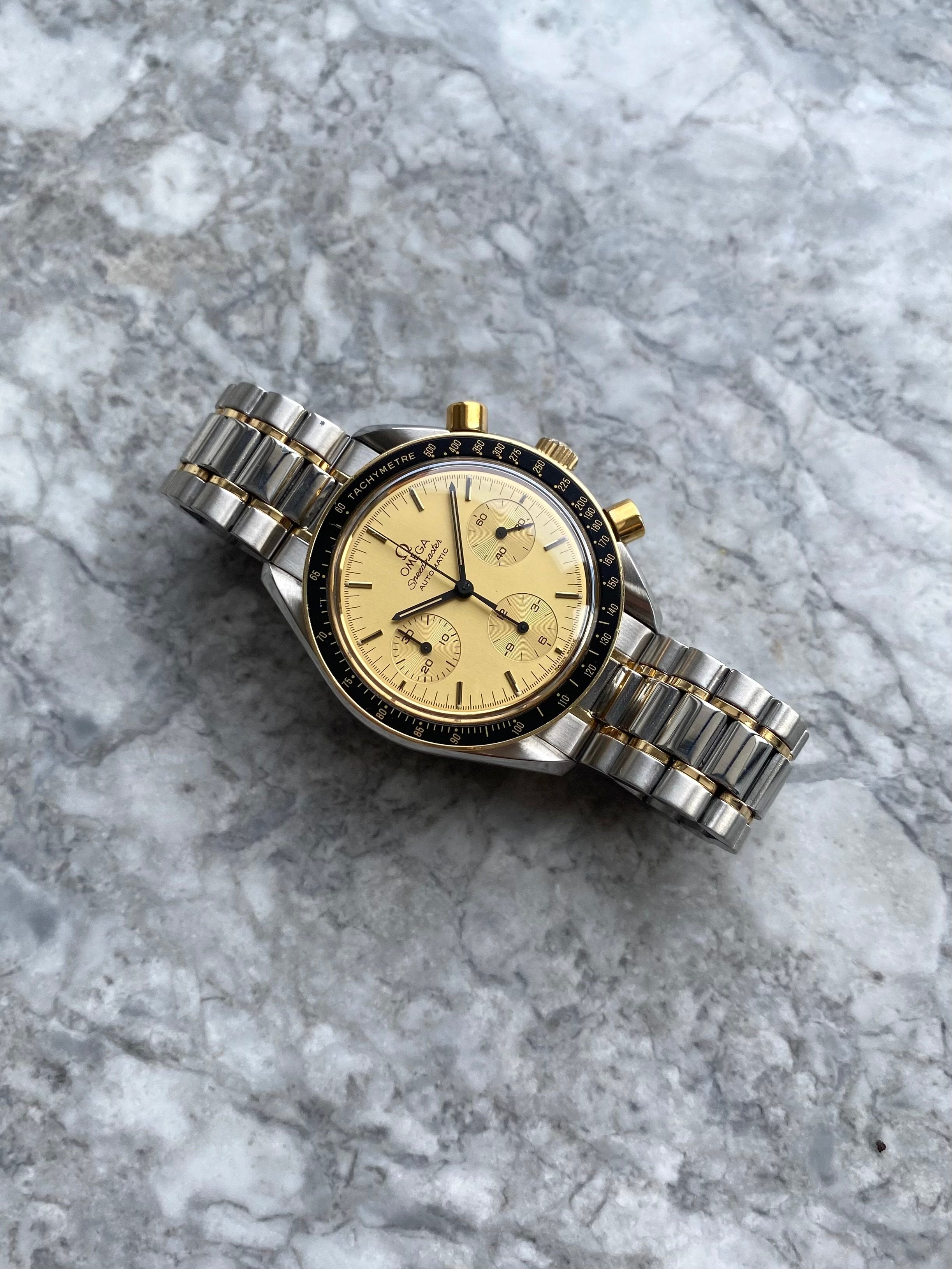 Omega Speedmaster Two Tone - w/ Papers.