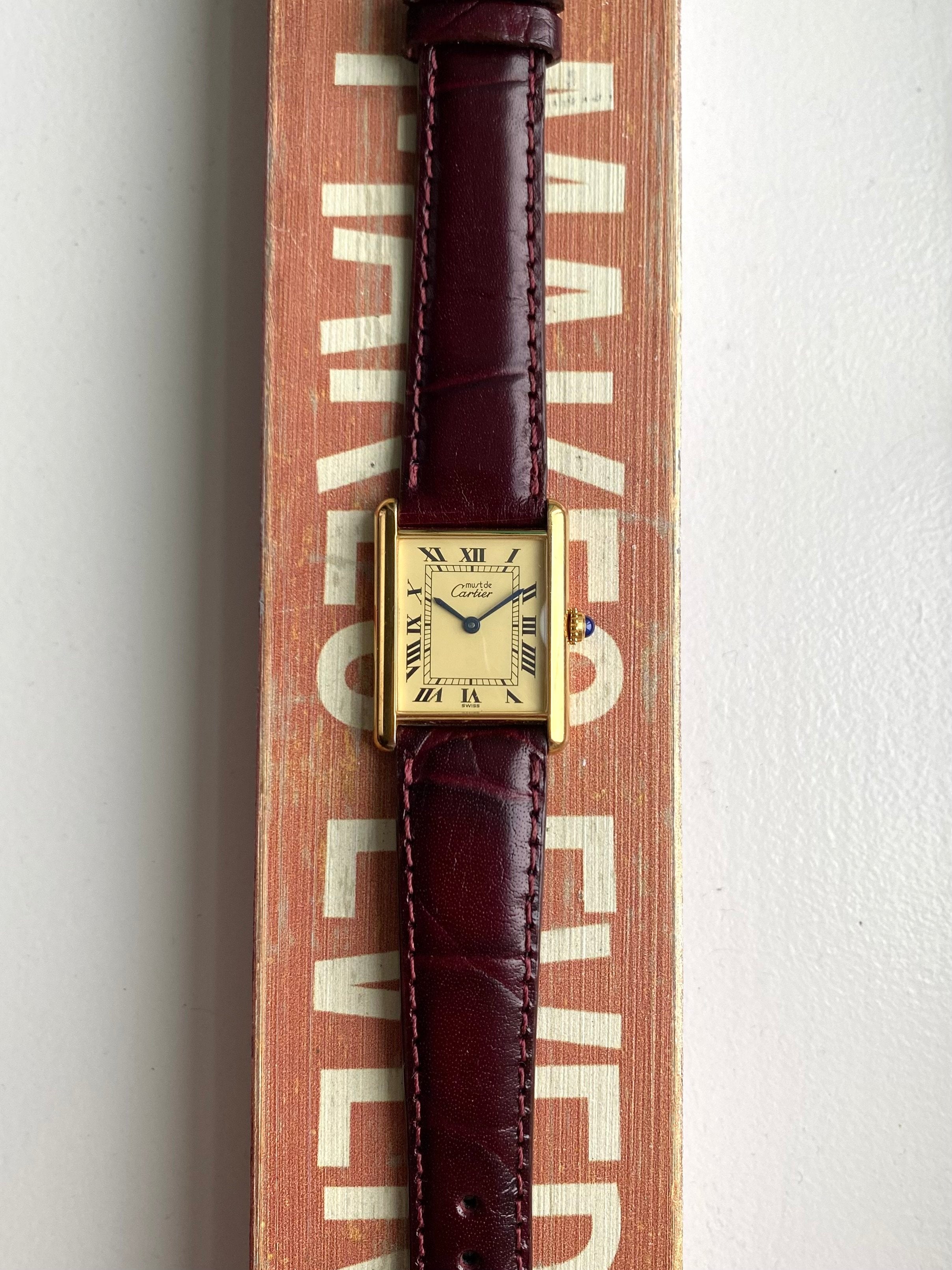 Cartier Tank Quartz- Lemon Roman Numerals