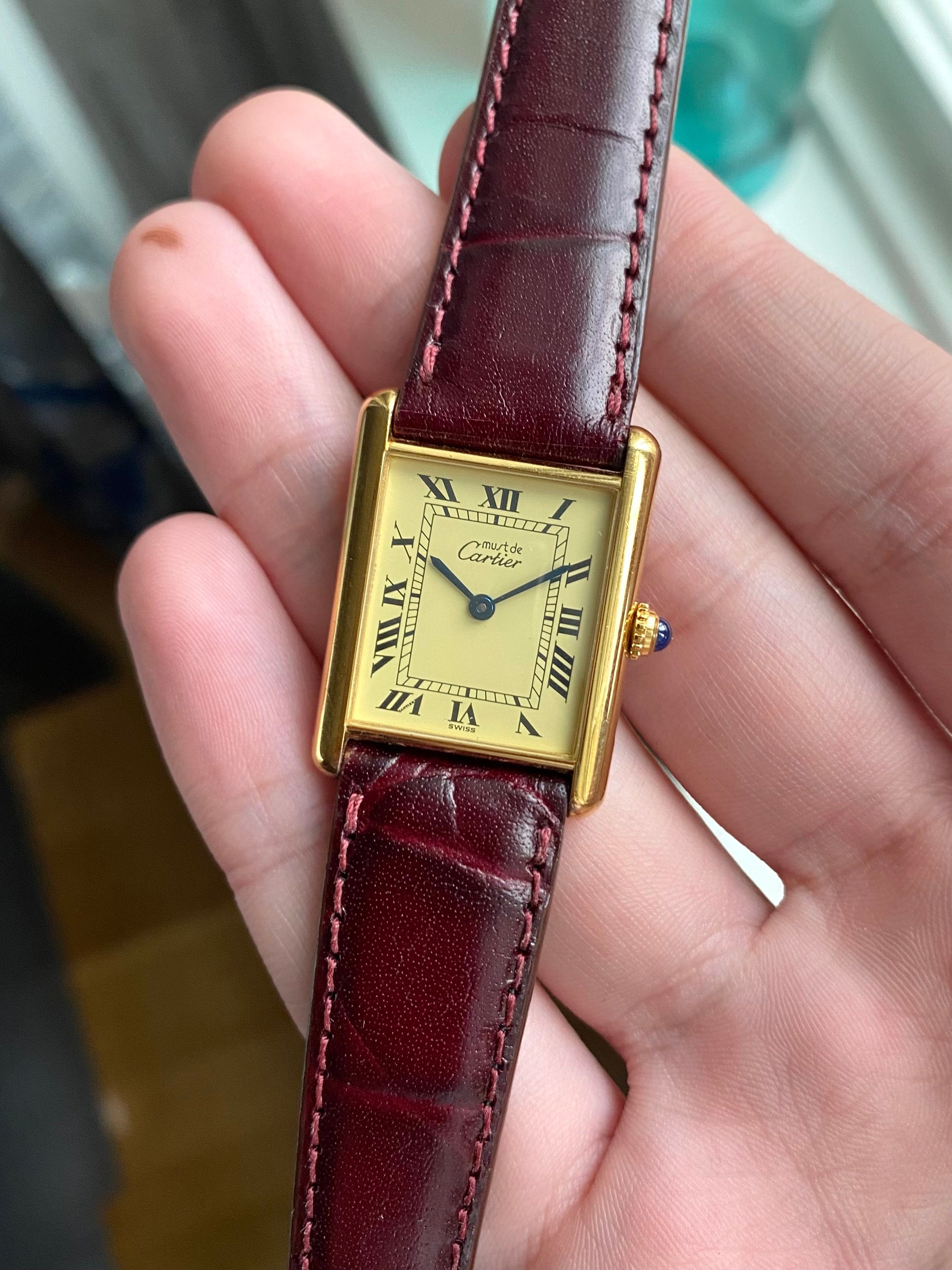 Cartier Tank Quartz- Lemon Roman Numerals