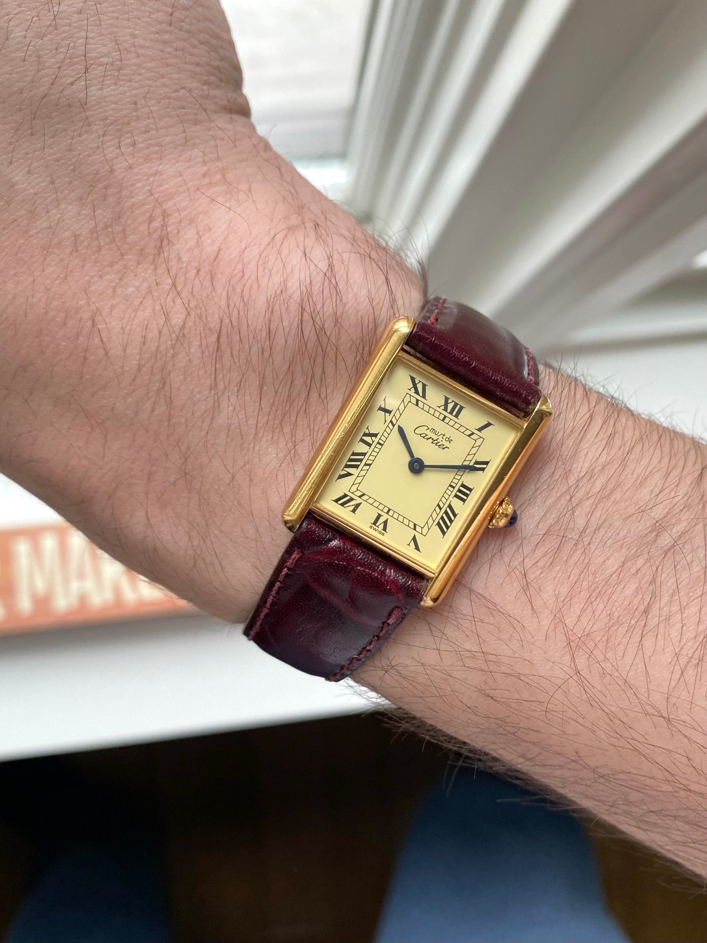 Cartier Tank Quartz- Lemon Roman Numerals