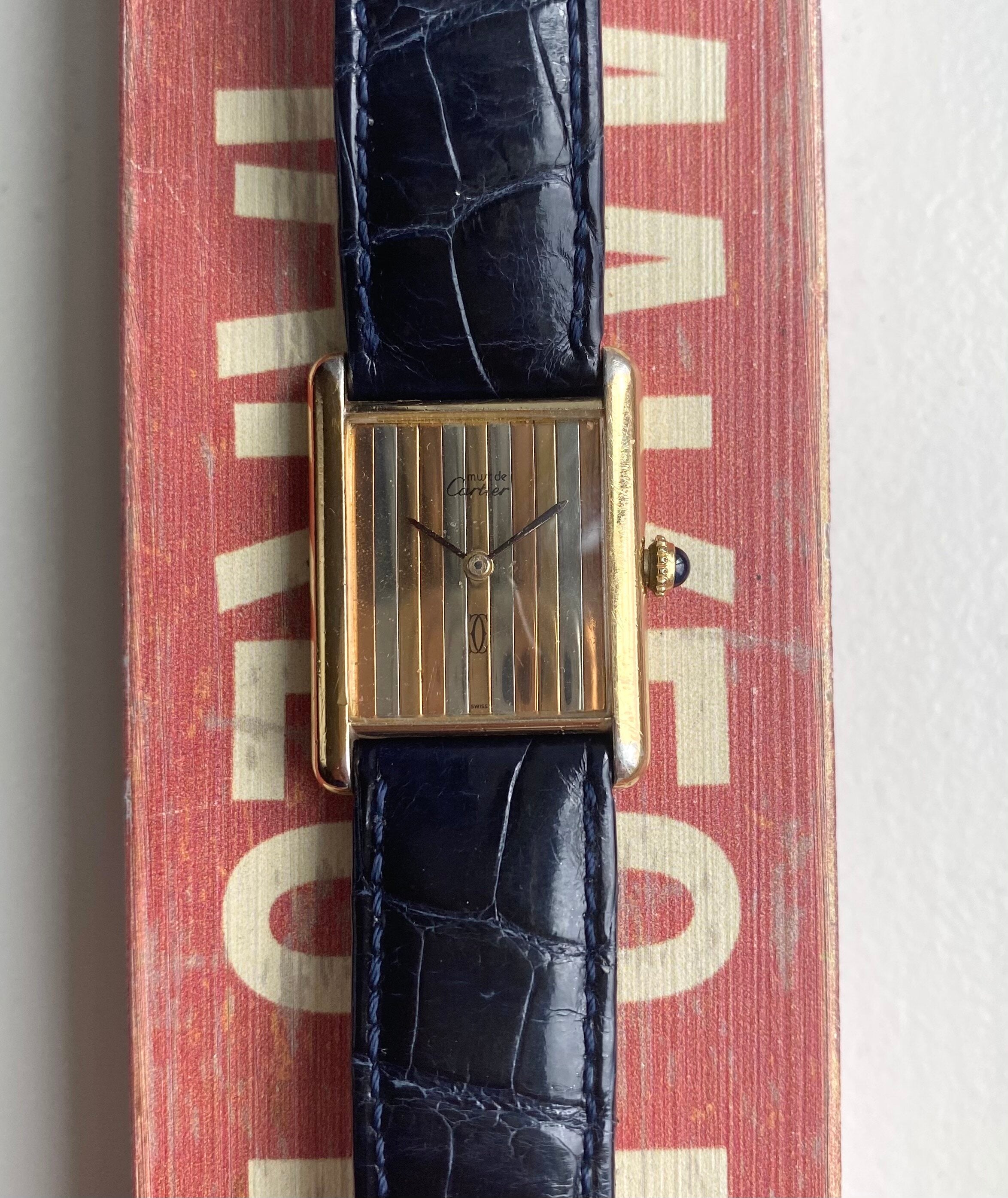 Cartier Tank — Tri-tone Dial