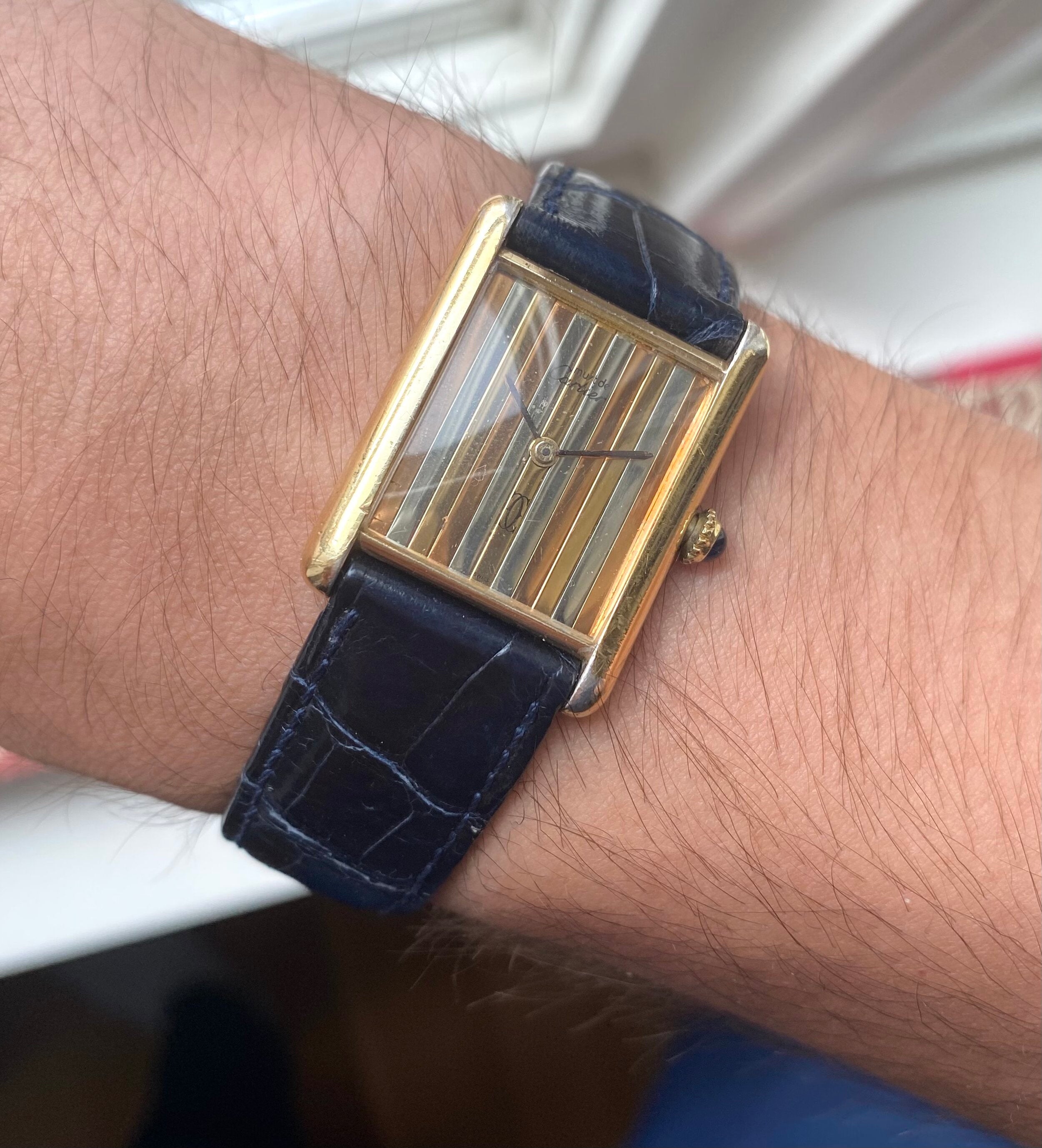 Cartier Tank — Tri-tone Dial