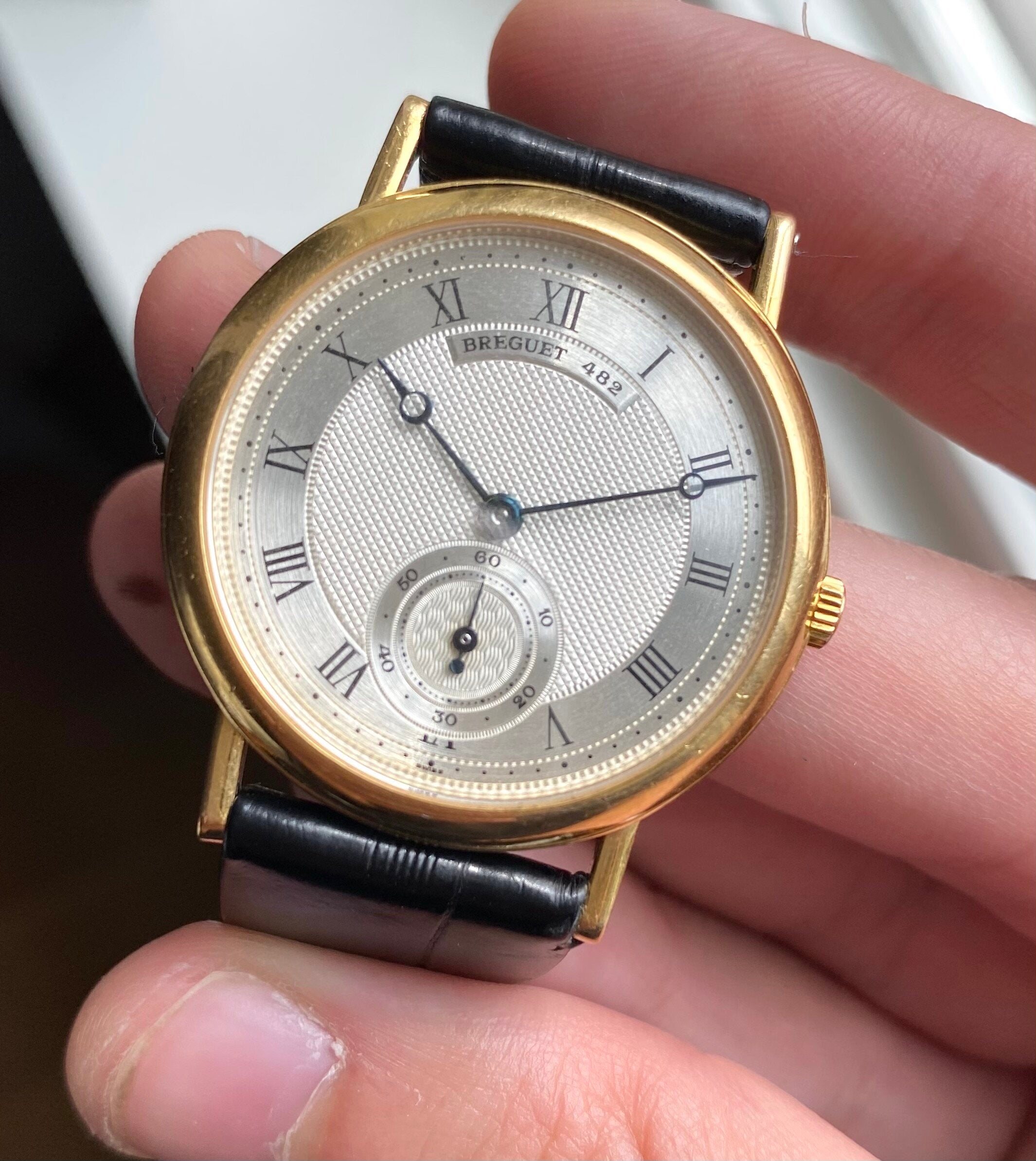 Breguet — Guilloche Dial, 18k Gold