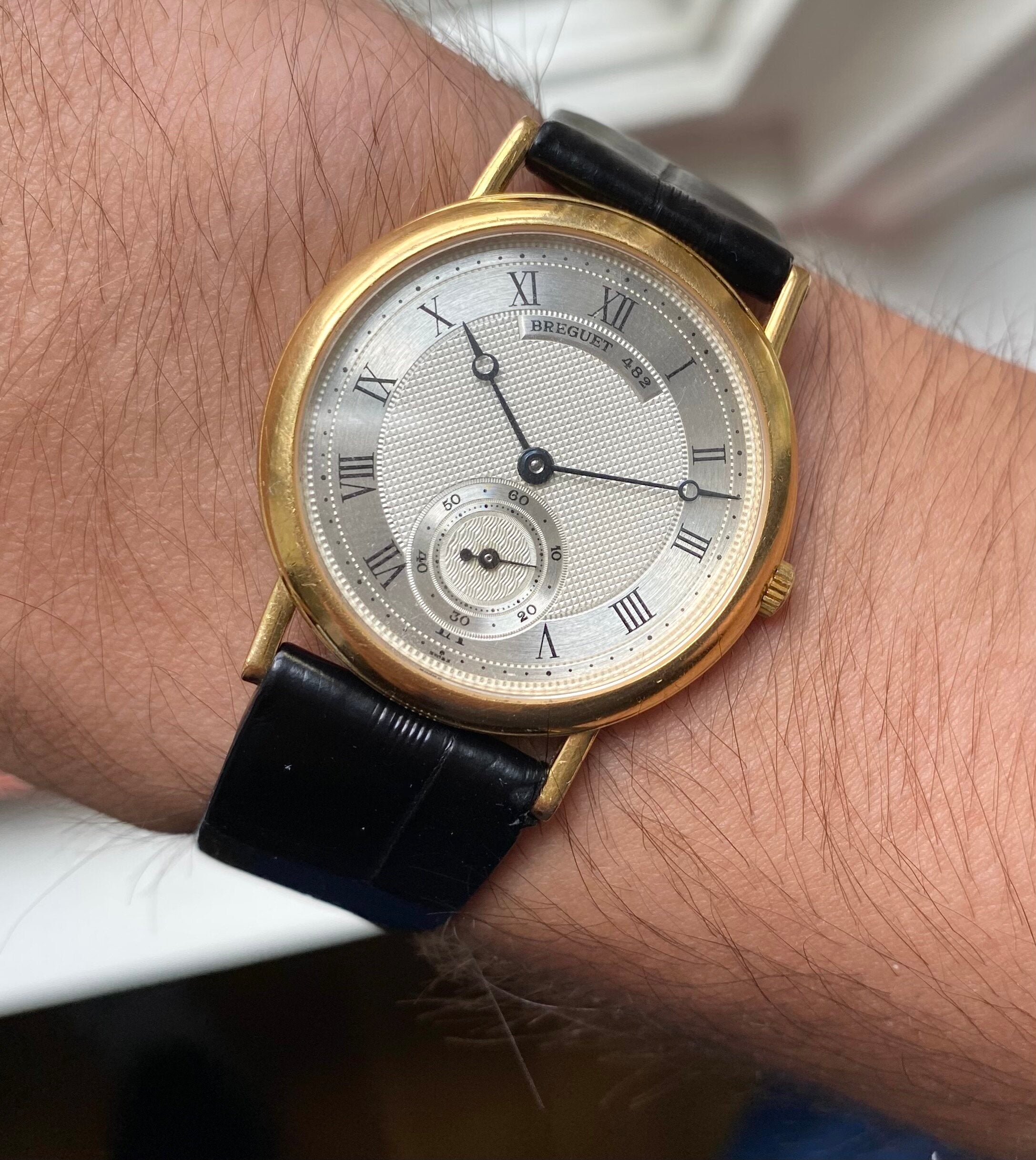 Breguet — Guilloche Dial, 18k Gold