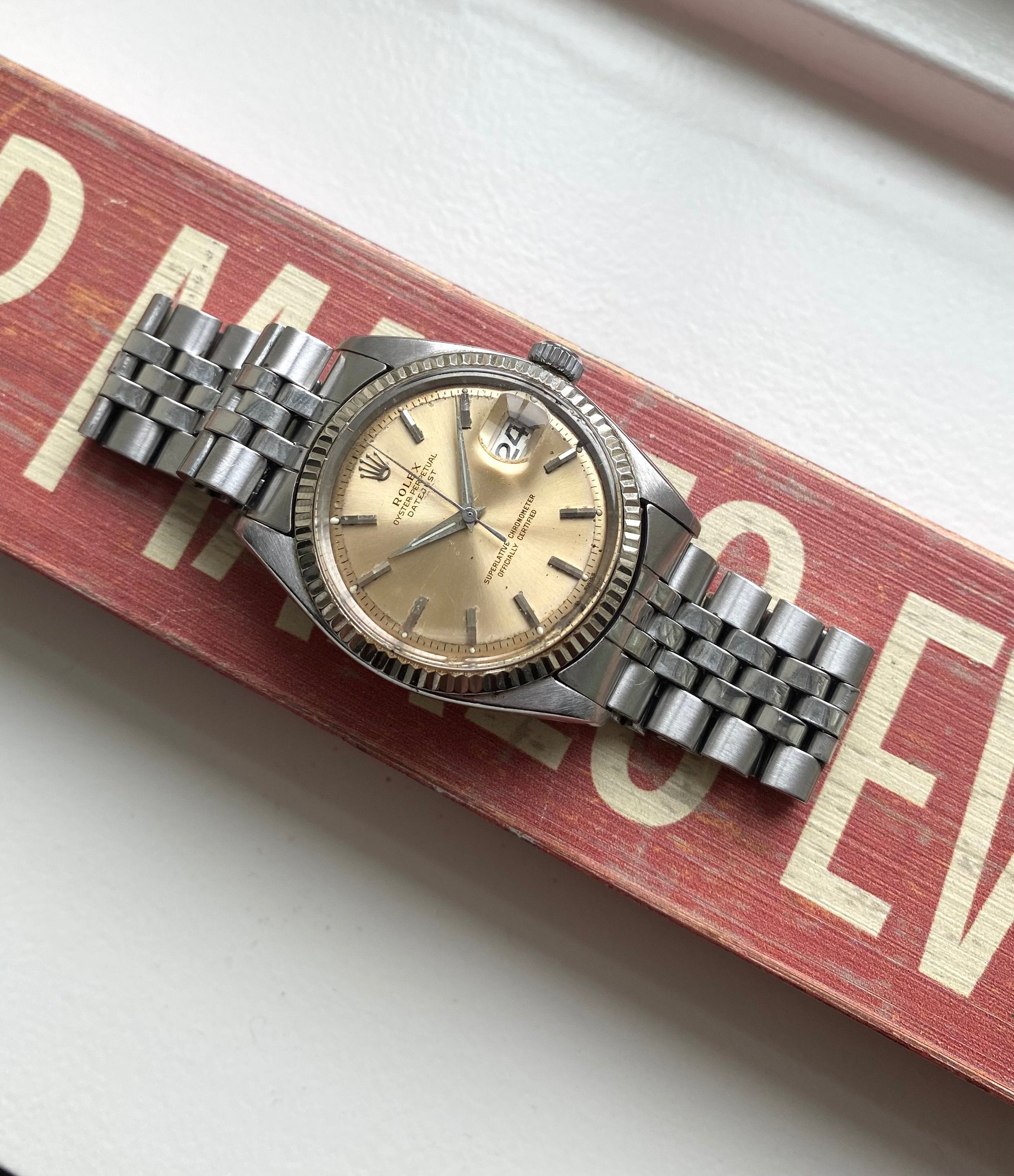 Rolex Datejust ref. 1601 — Patina Dial