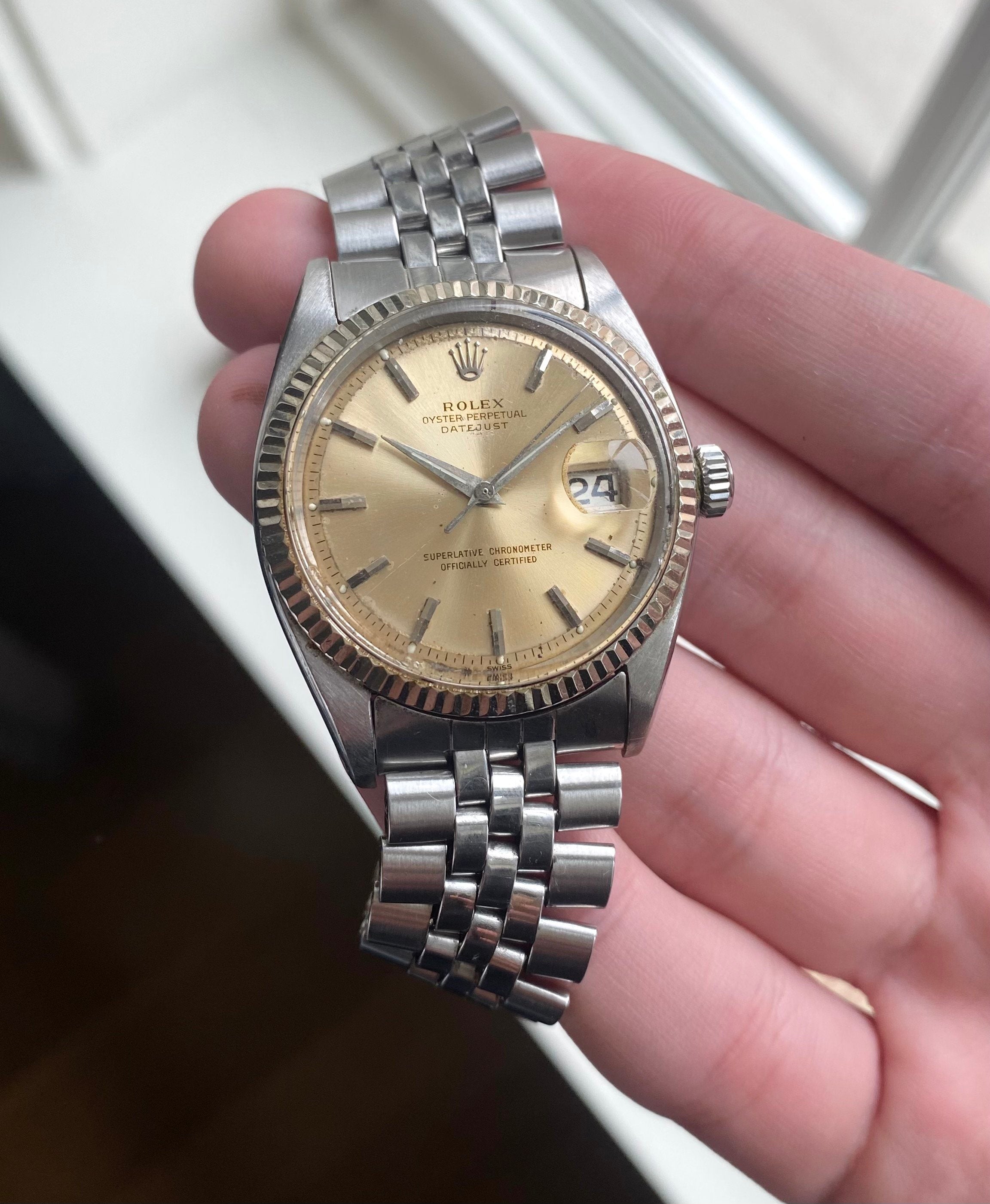 Rolex Datejust ref. 1601 — Patina Dial