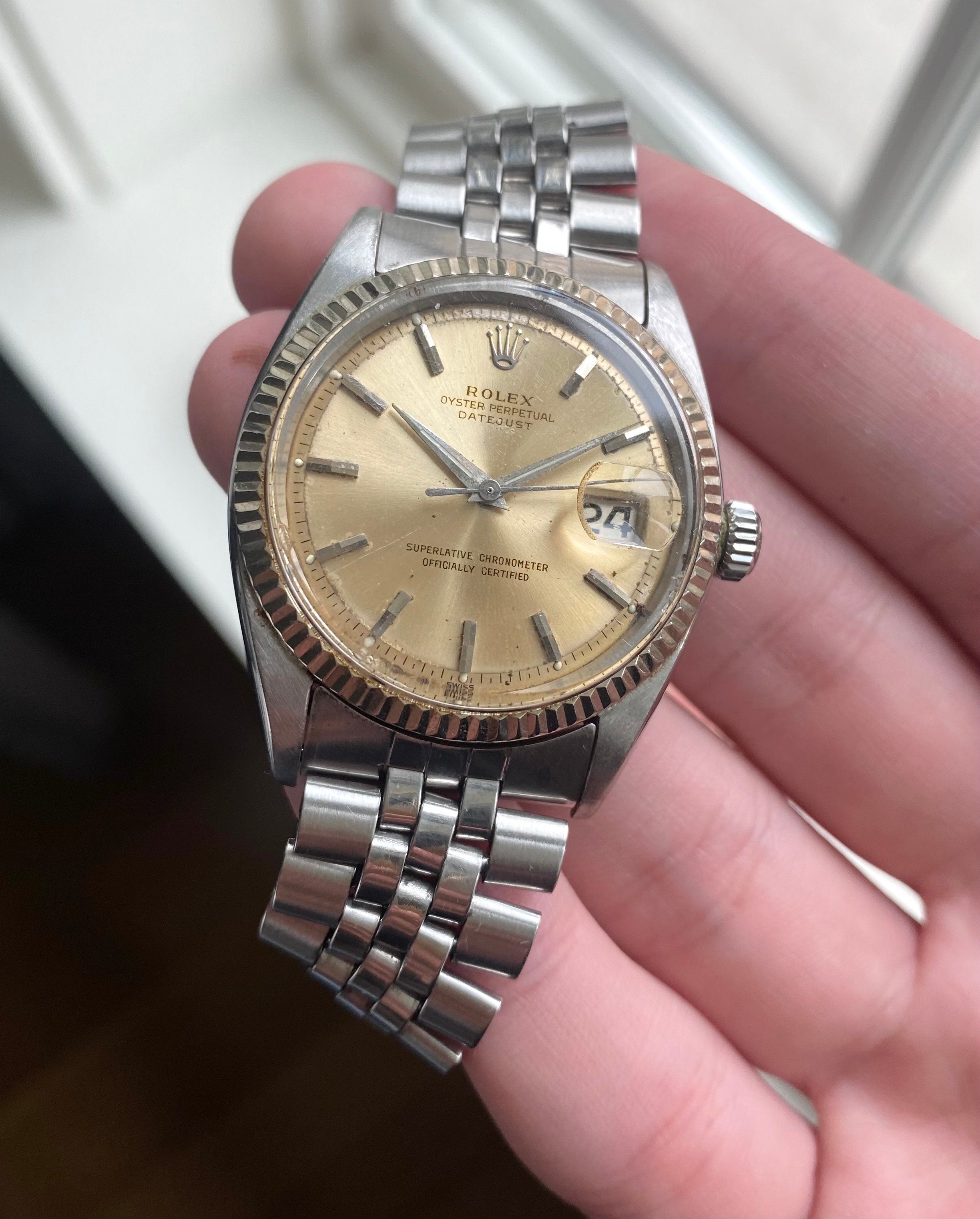 Rolex Datejust ref. 1601 — Patina Dial