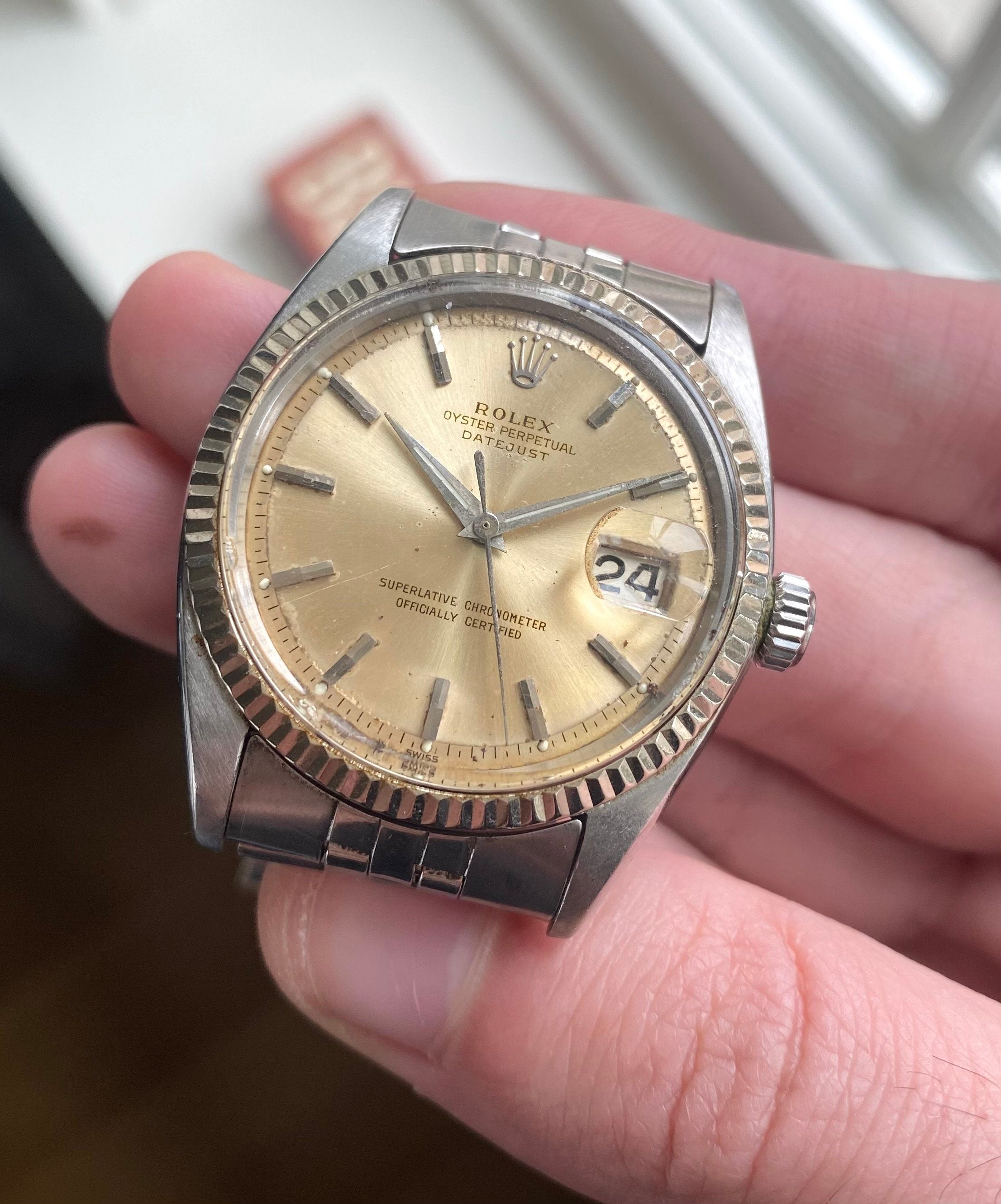 Rolex Datejust ref. 1601 — Patina Dial