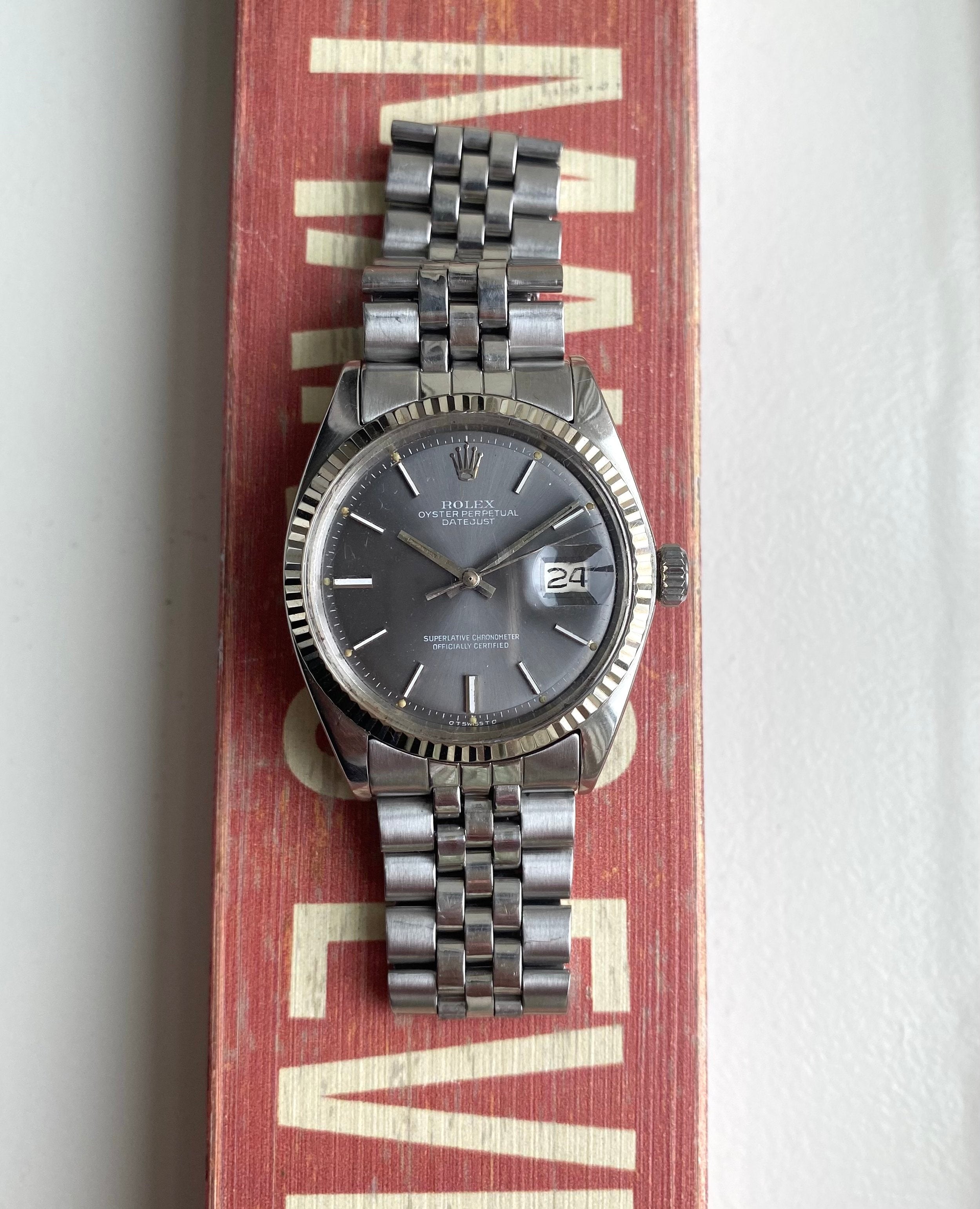 Rolex Datejust ref. 1601 — Grey Sigma Dial