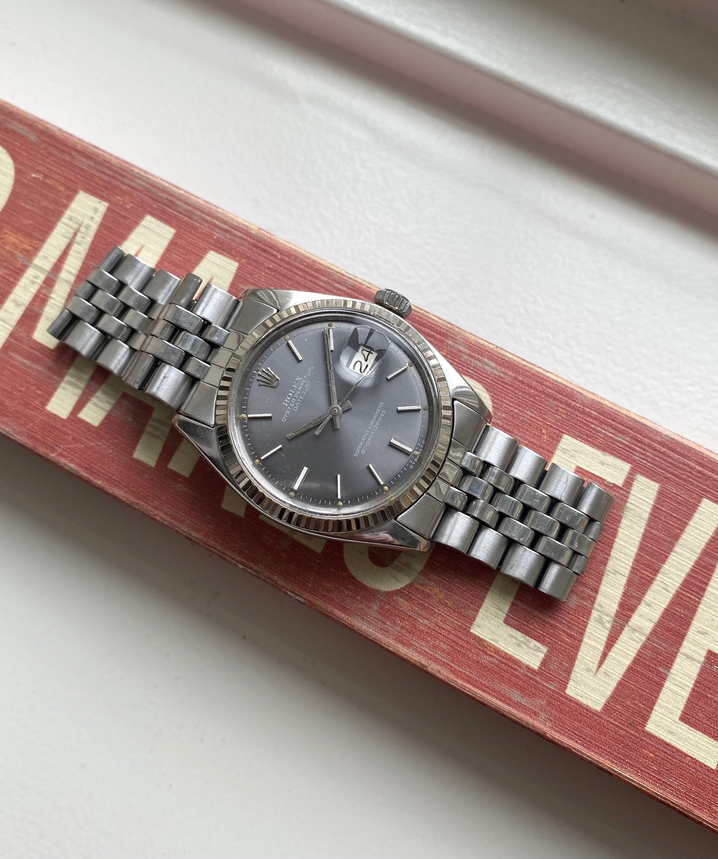 Rolex Datejust ref. 1601 — Grey Sigma Dial