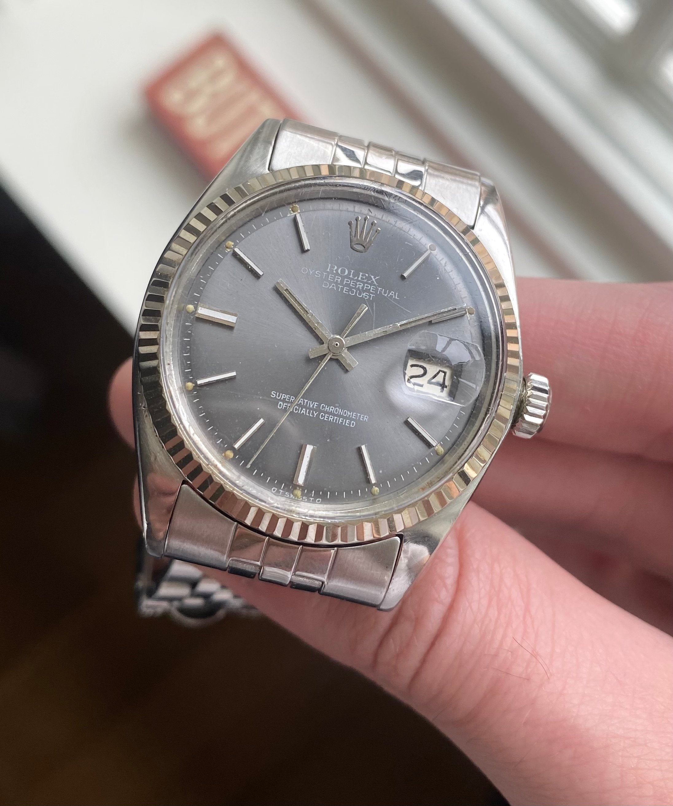 Rolex Datejust ref. 1601 — Grey Sigma Dial