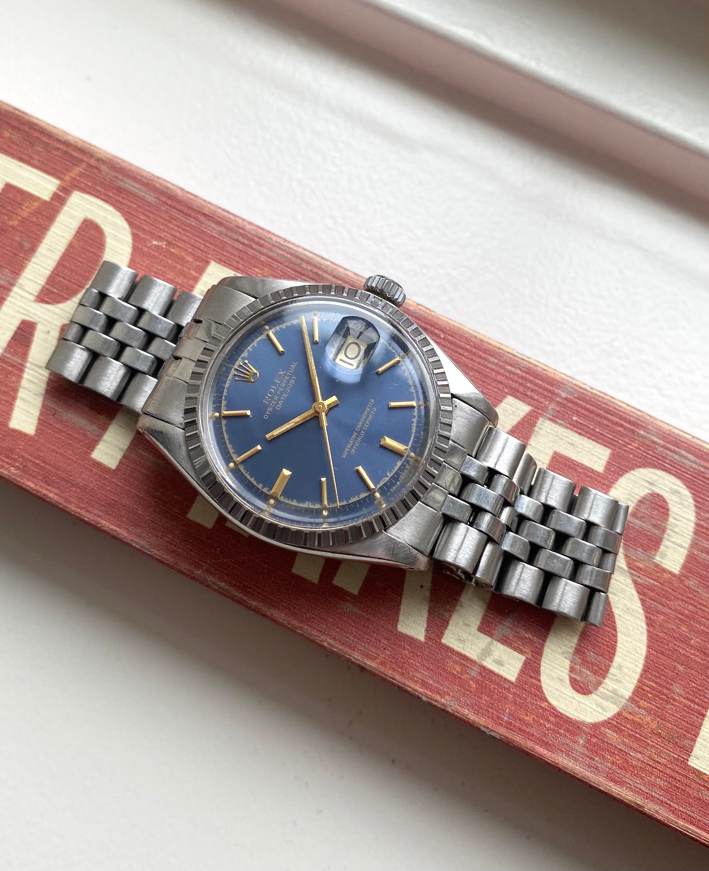 Rolex Datejust ref. 1603 — Blue Dial