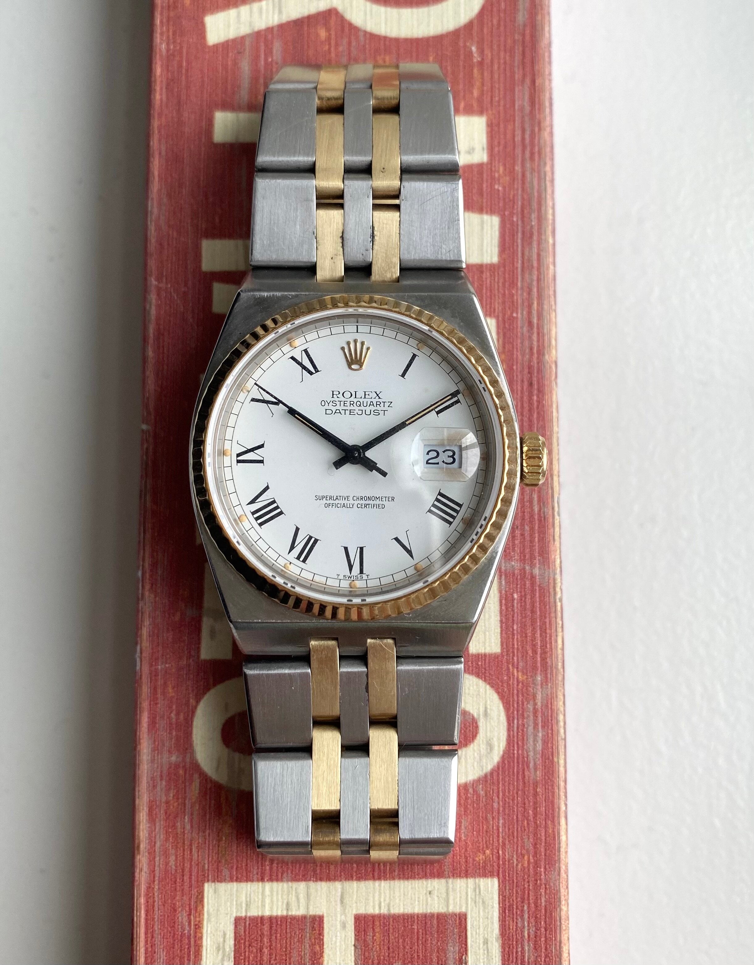 Rolex Datejust Oysterquartz ref. 17013 — Two-tone "Buckley"