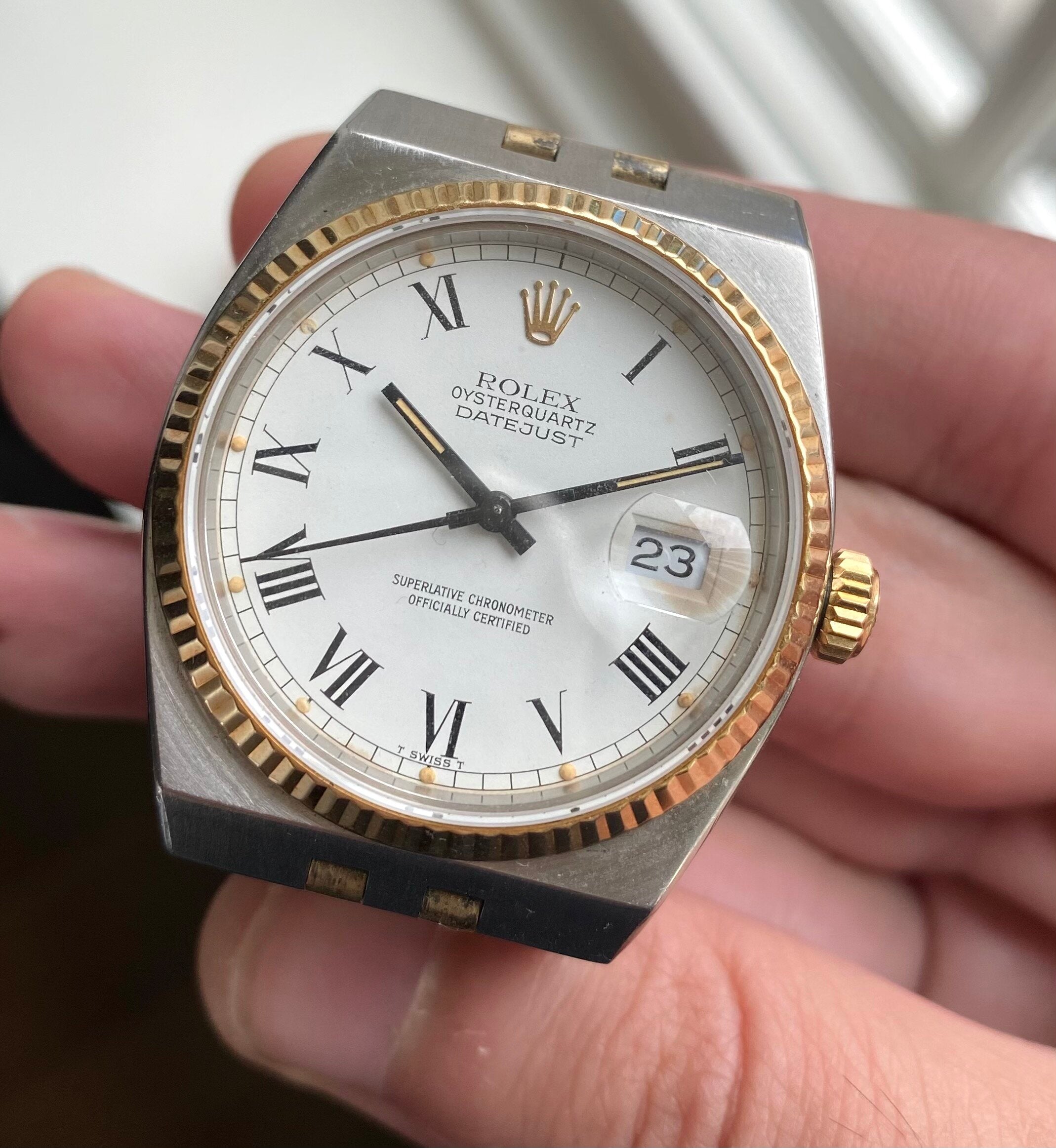 Rolex Datejust Oysterquartz ref. 17013 — Two-tone "Buckley"