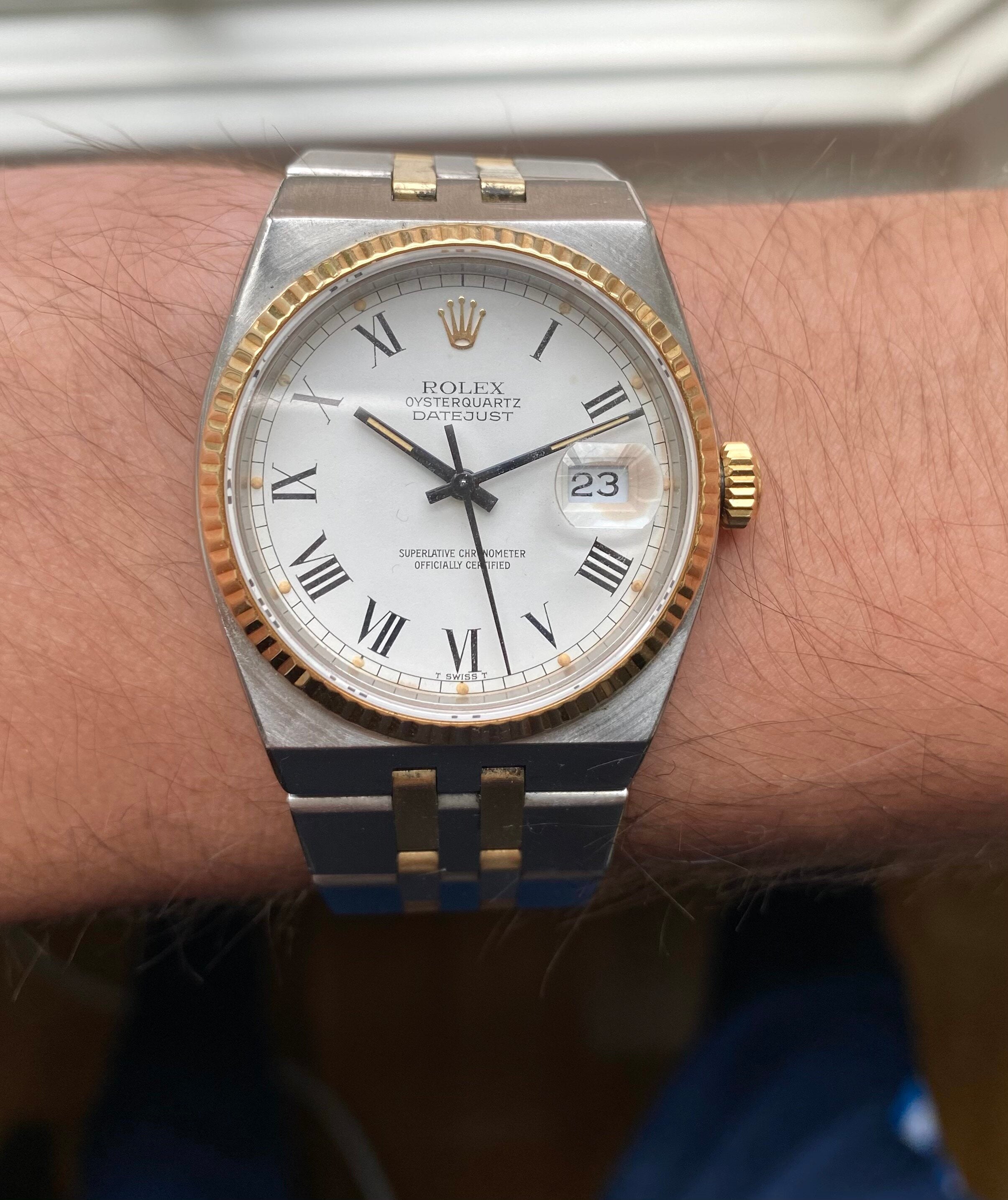 Rolex Datejust Oysterquartz ref. 17013 — Two-tone "Buckley"