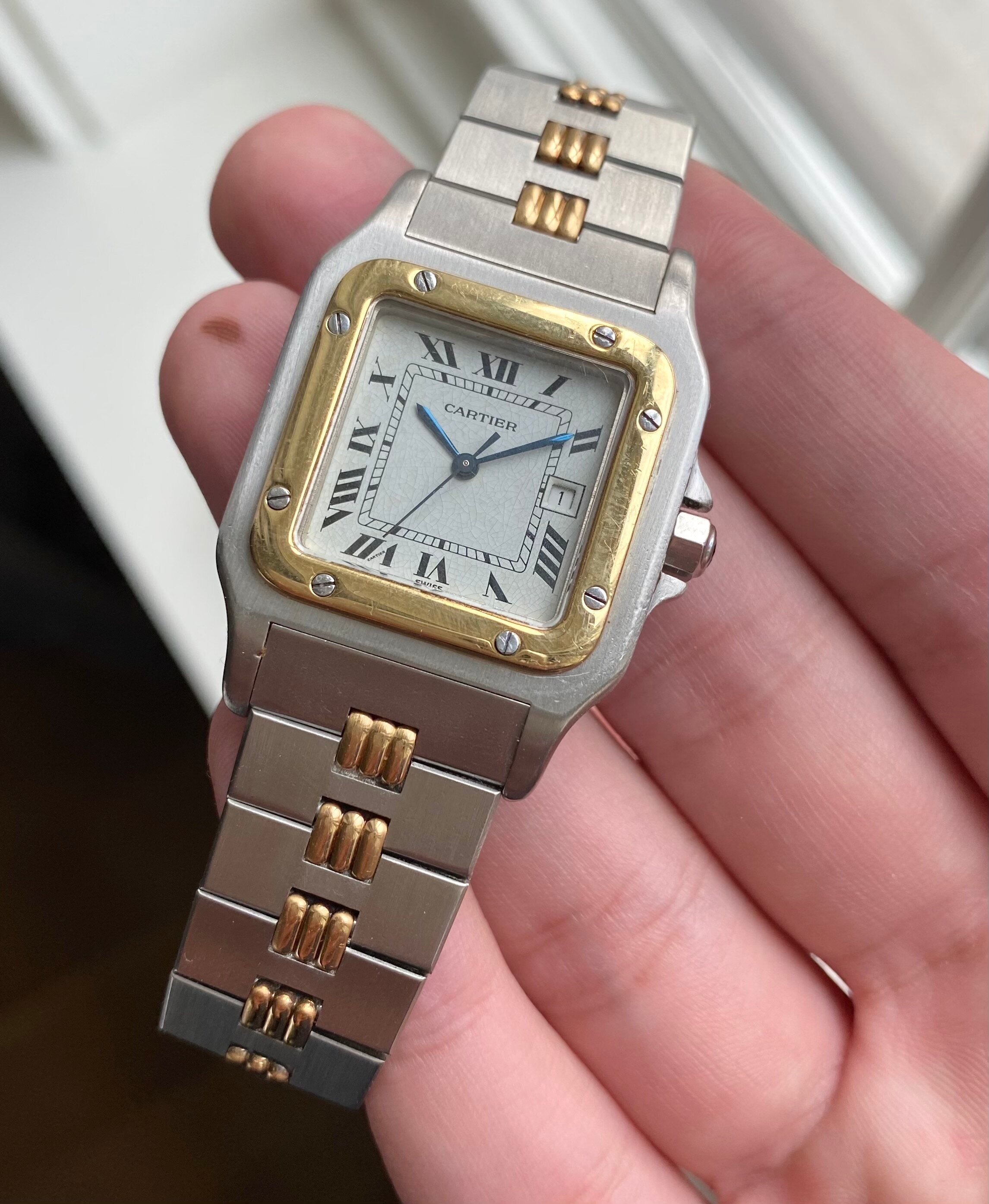 Cartier Santos Carrée — Two-tone