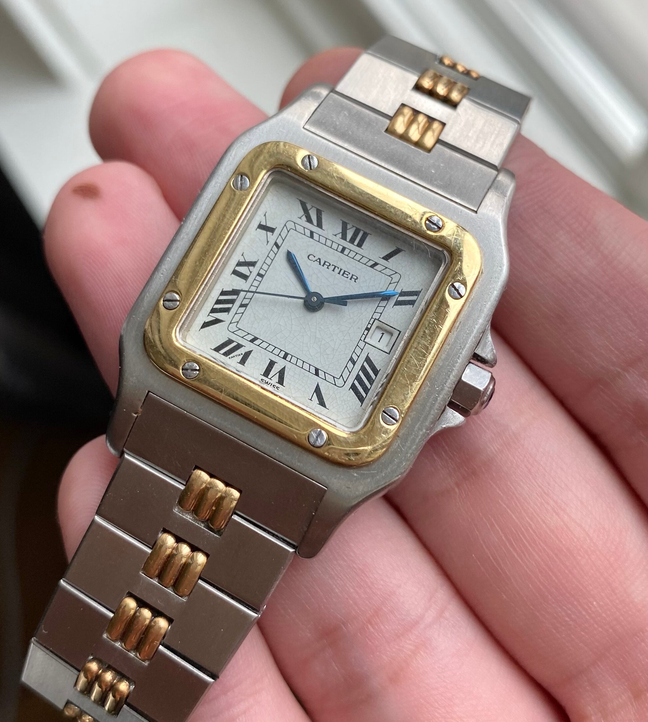 Cartier Santos Carrée — Two-tone