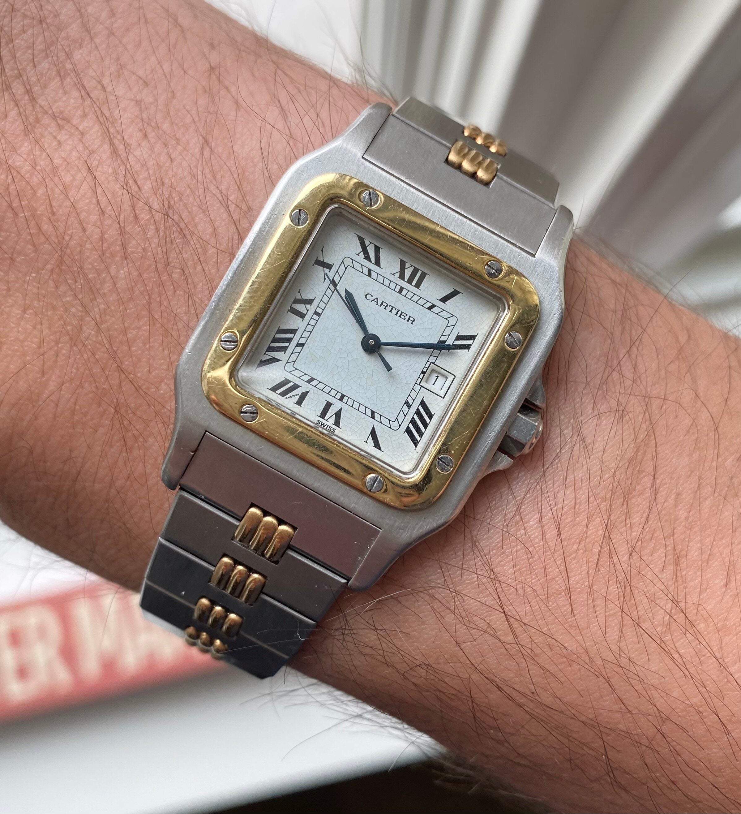 Cartier Santos Carrée — Two-tone