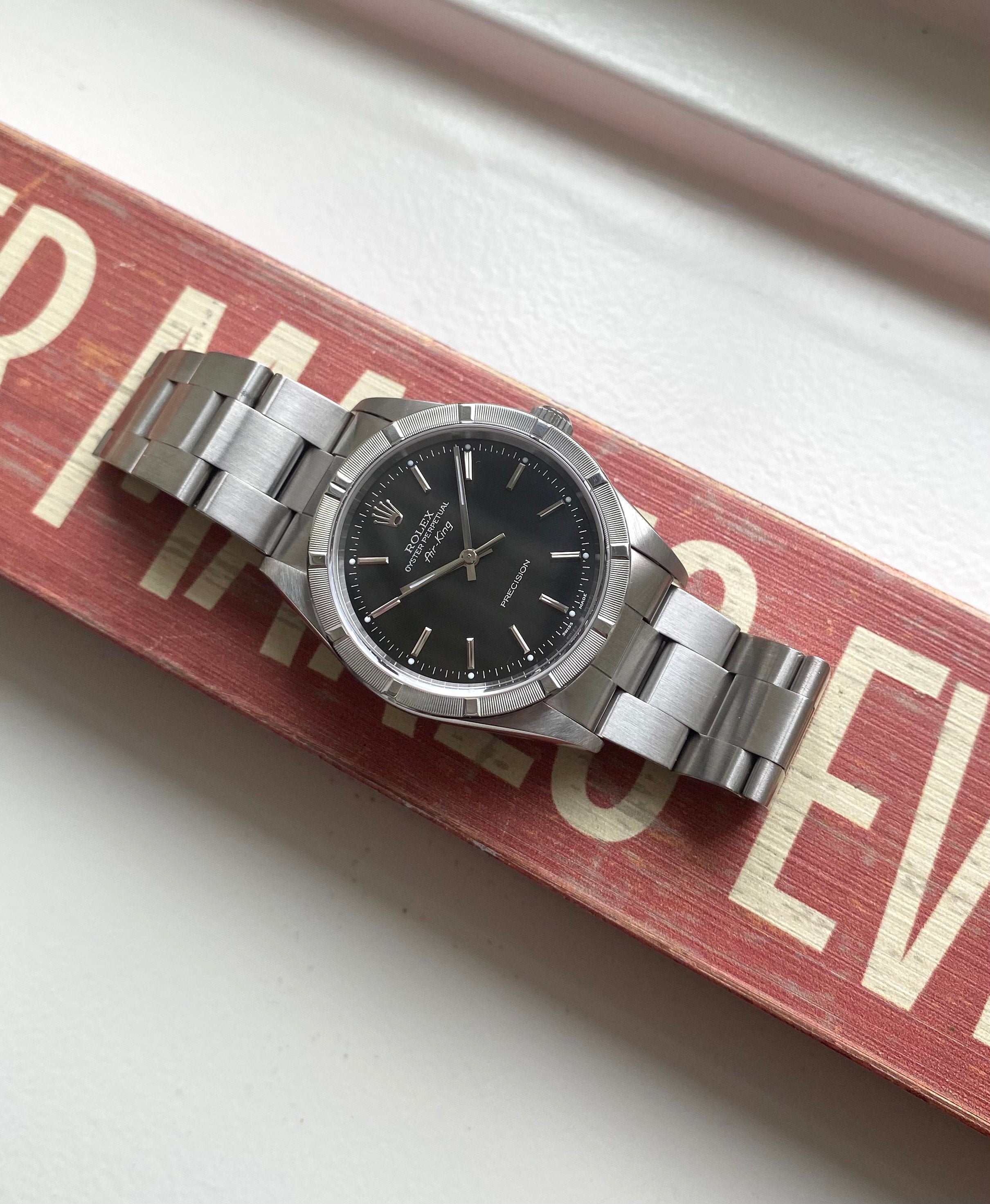 Rolex Air King ref. 14010 — Black Dial