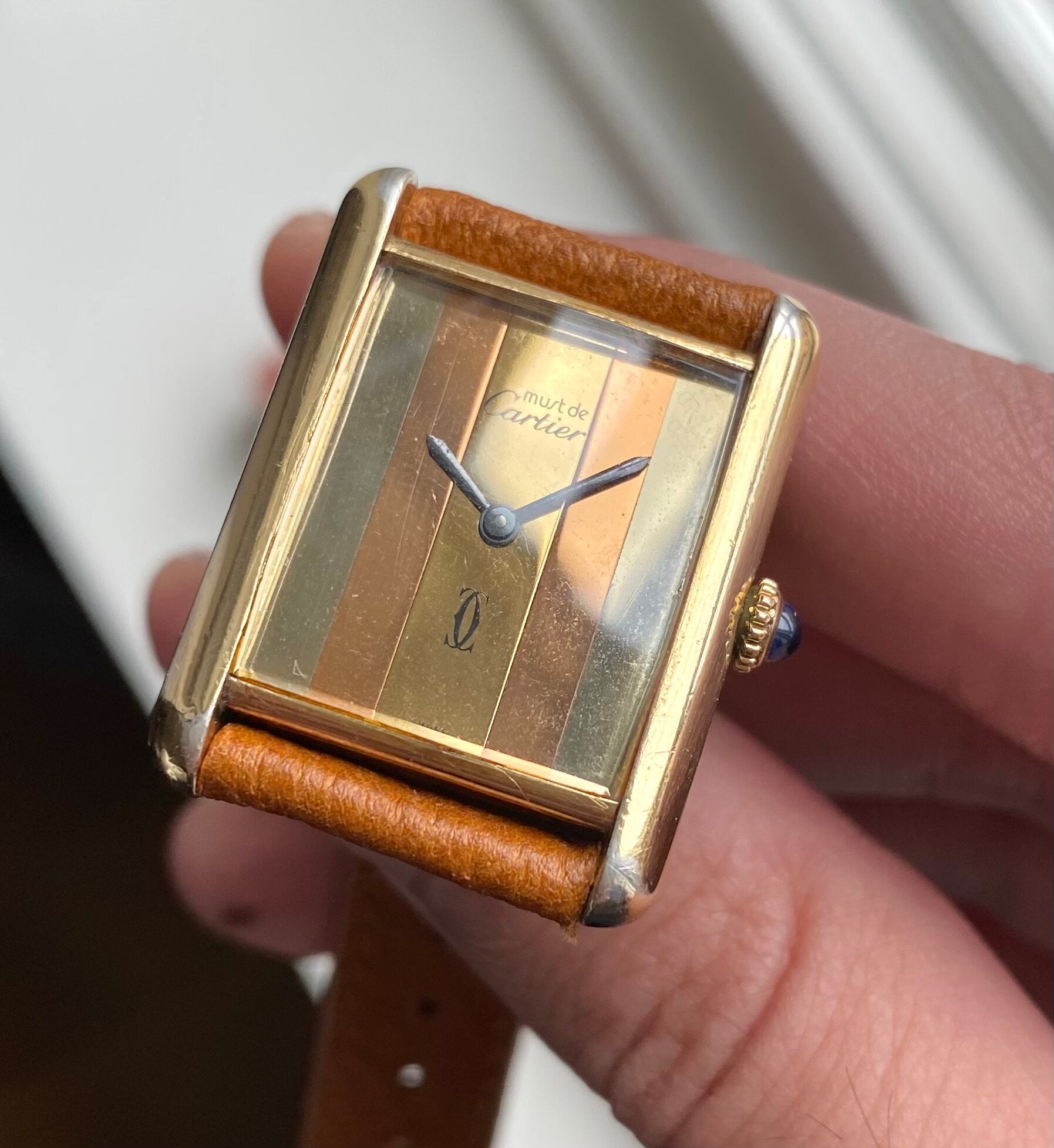 Cartier Tank — Tri-Tone Dial