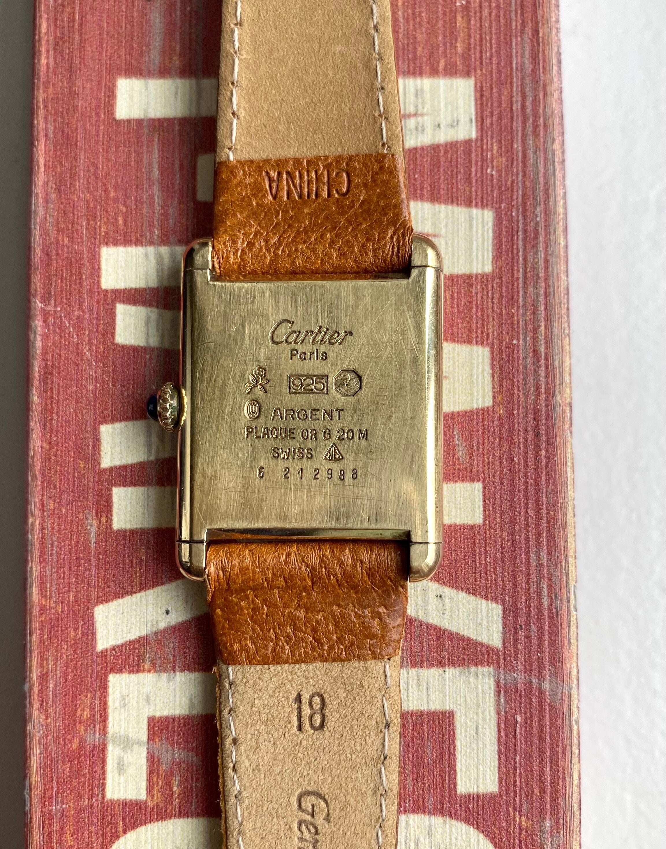 Cartier Tank — Tri-Tone Dial