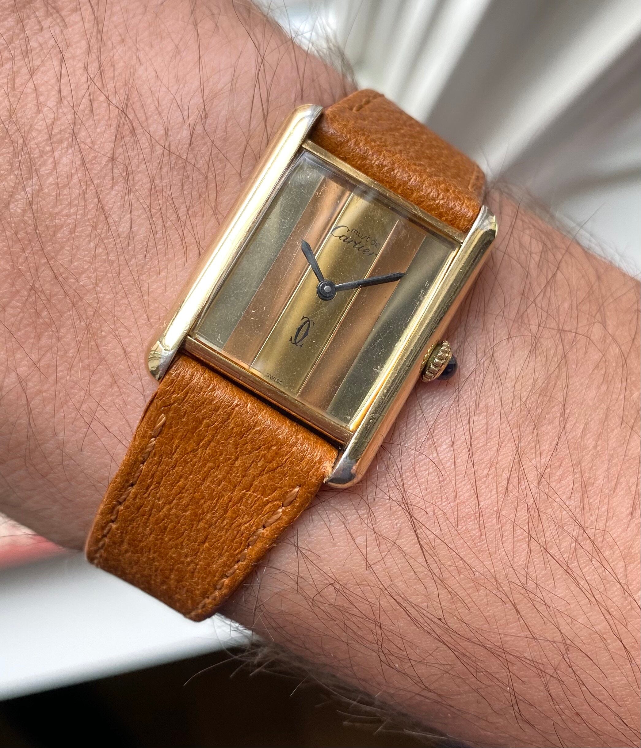 Cartier Tank — Tri-Tone Dial