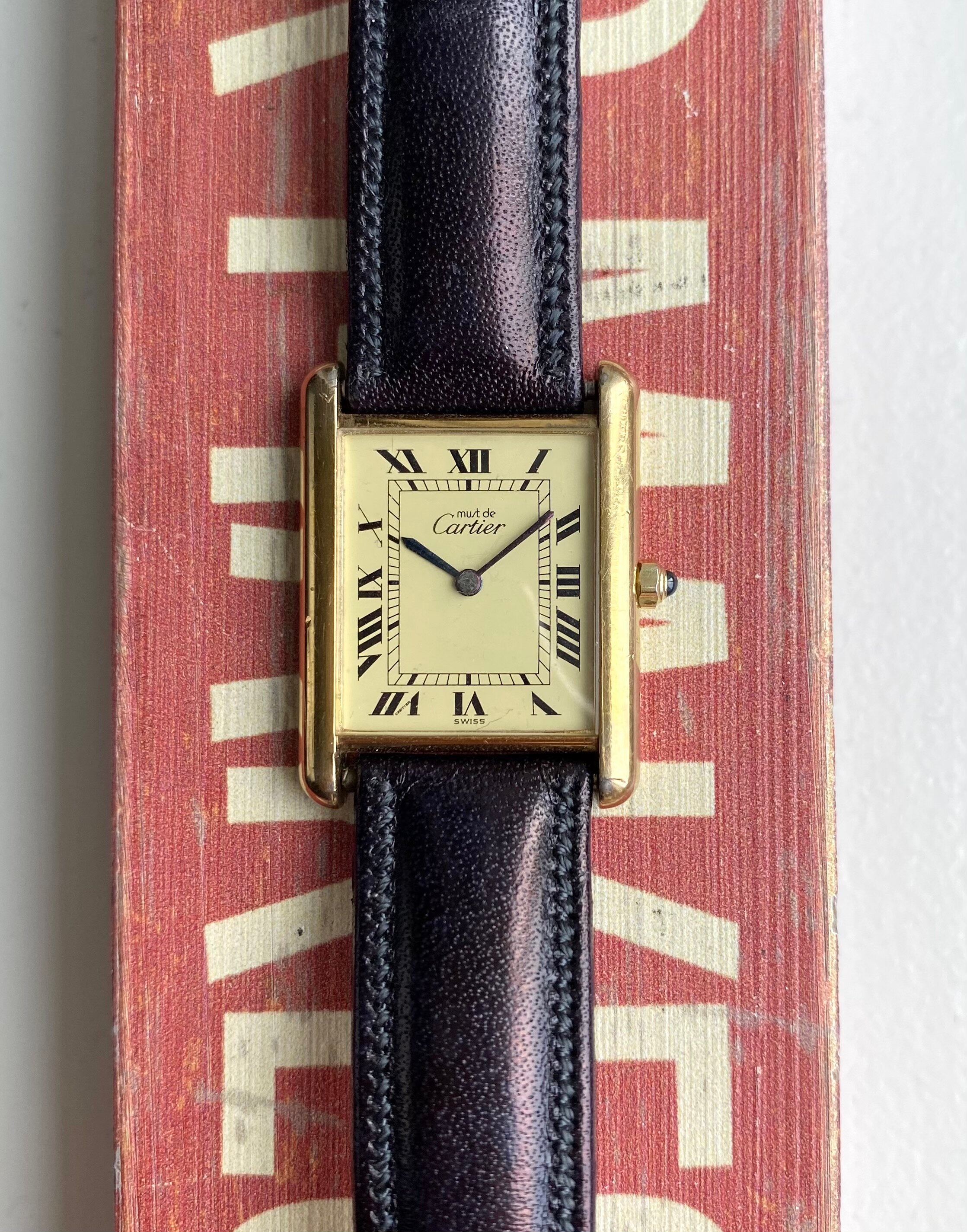 Cartier Tank — Lemon Roman Numerals