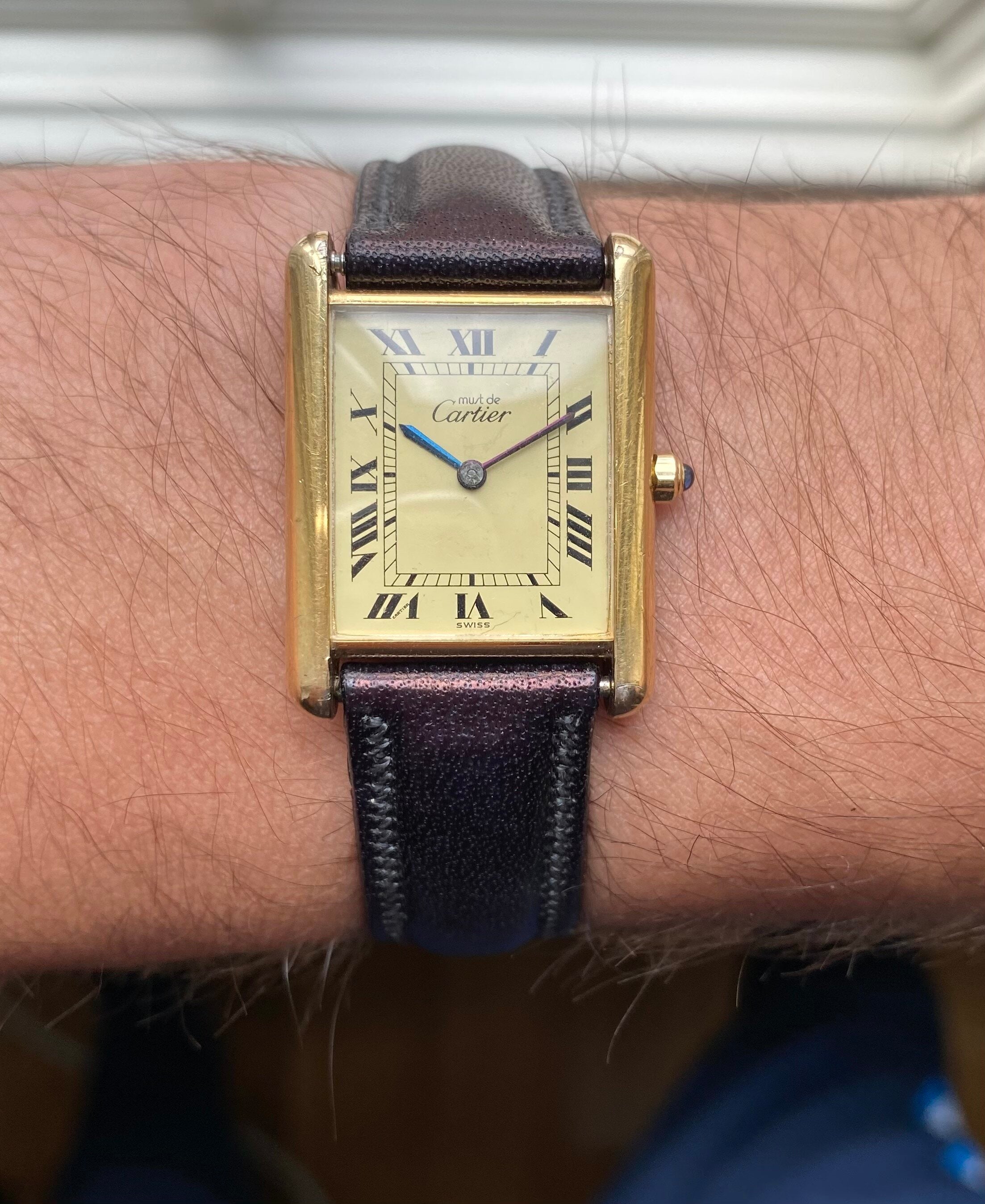 Cartier Tank — Lemon Roman Numerals