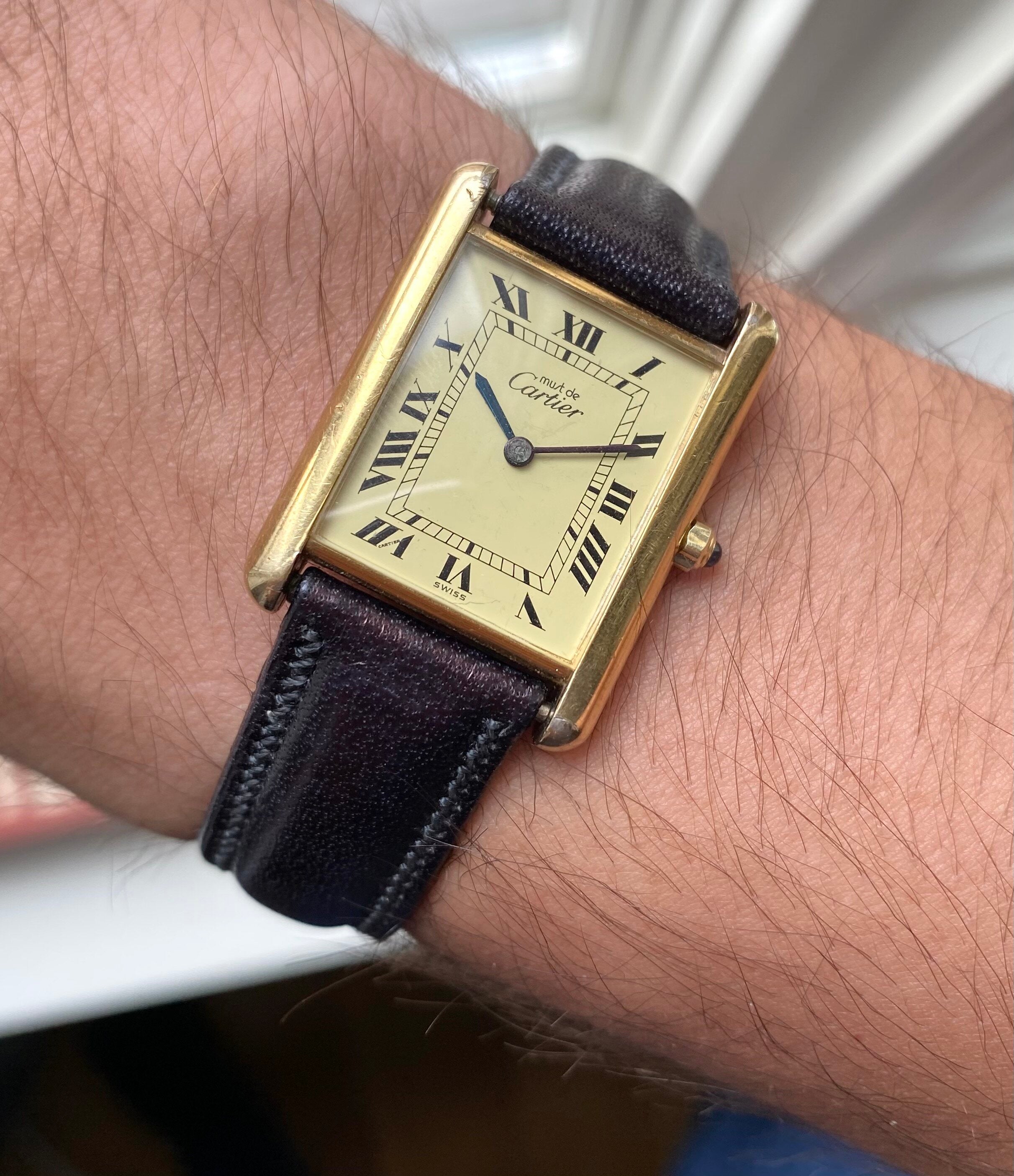 Cartier Tank — Lemon Roman Numerals