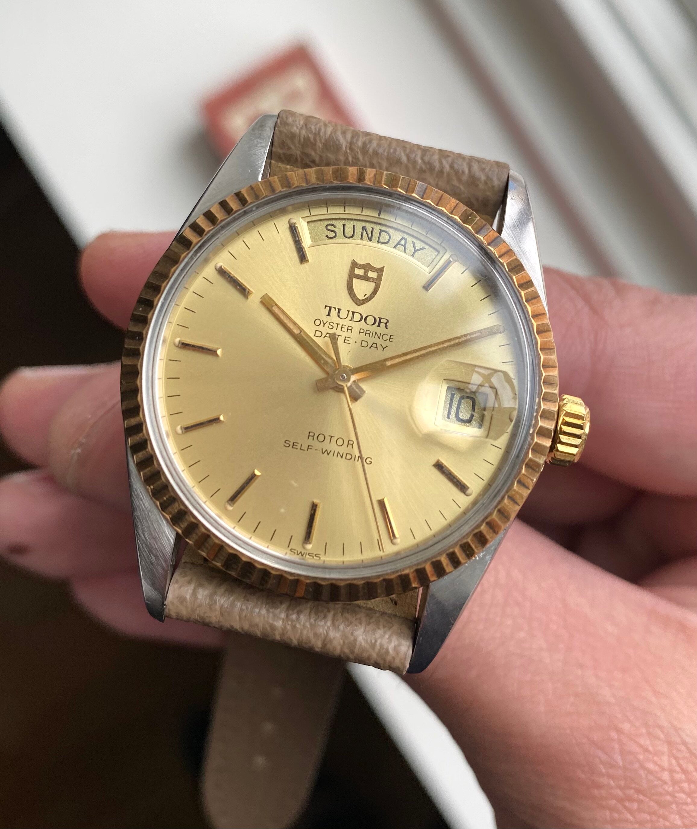 Tudor Oyster Prince Date-day — Champagne Dial