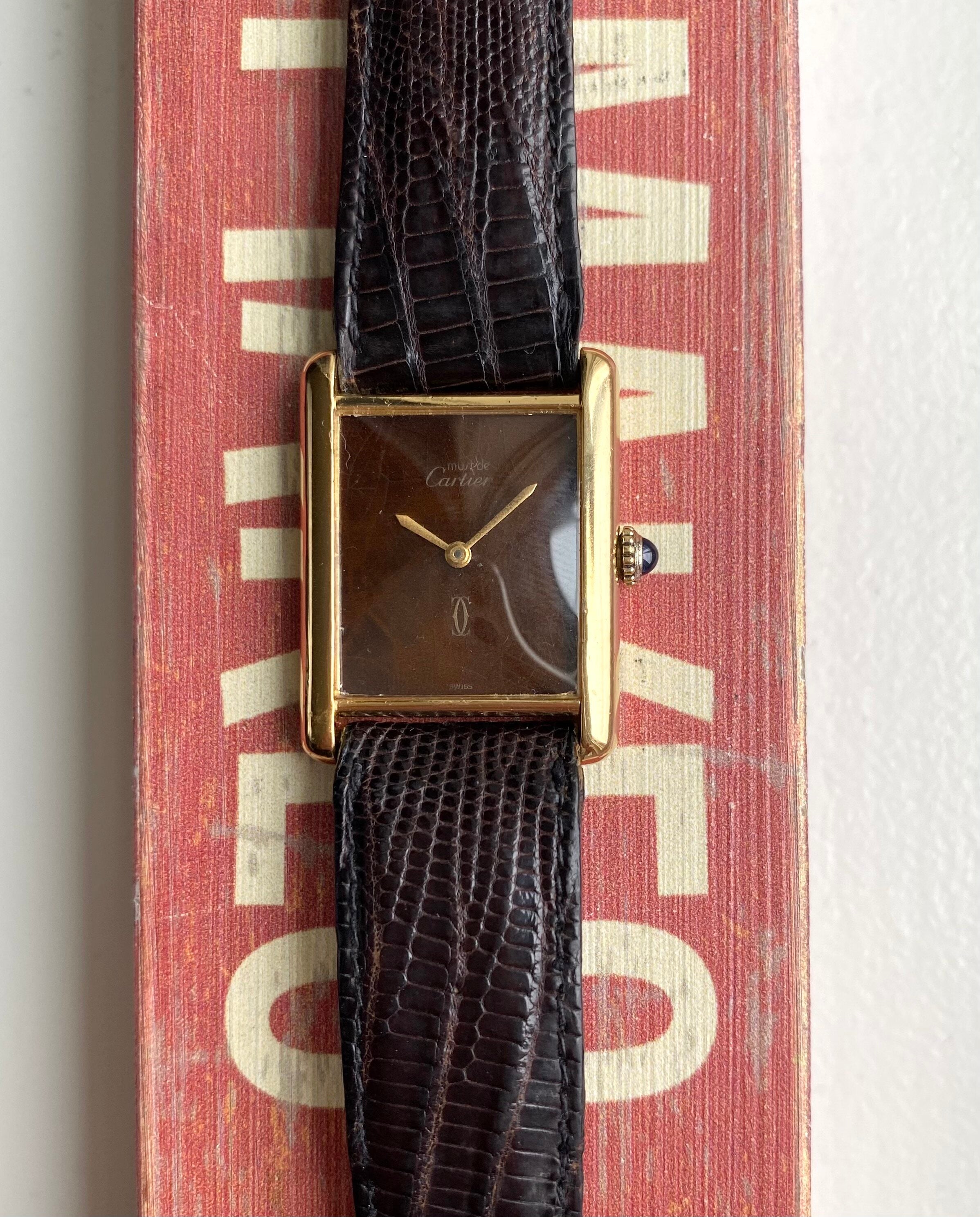 Cartier Tank — Wood "Spider" Dial