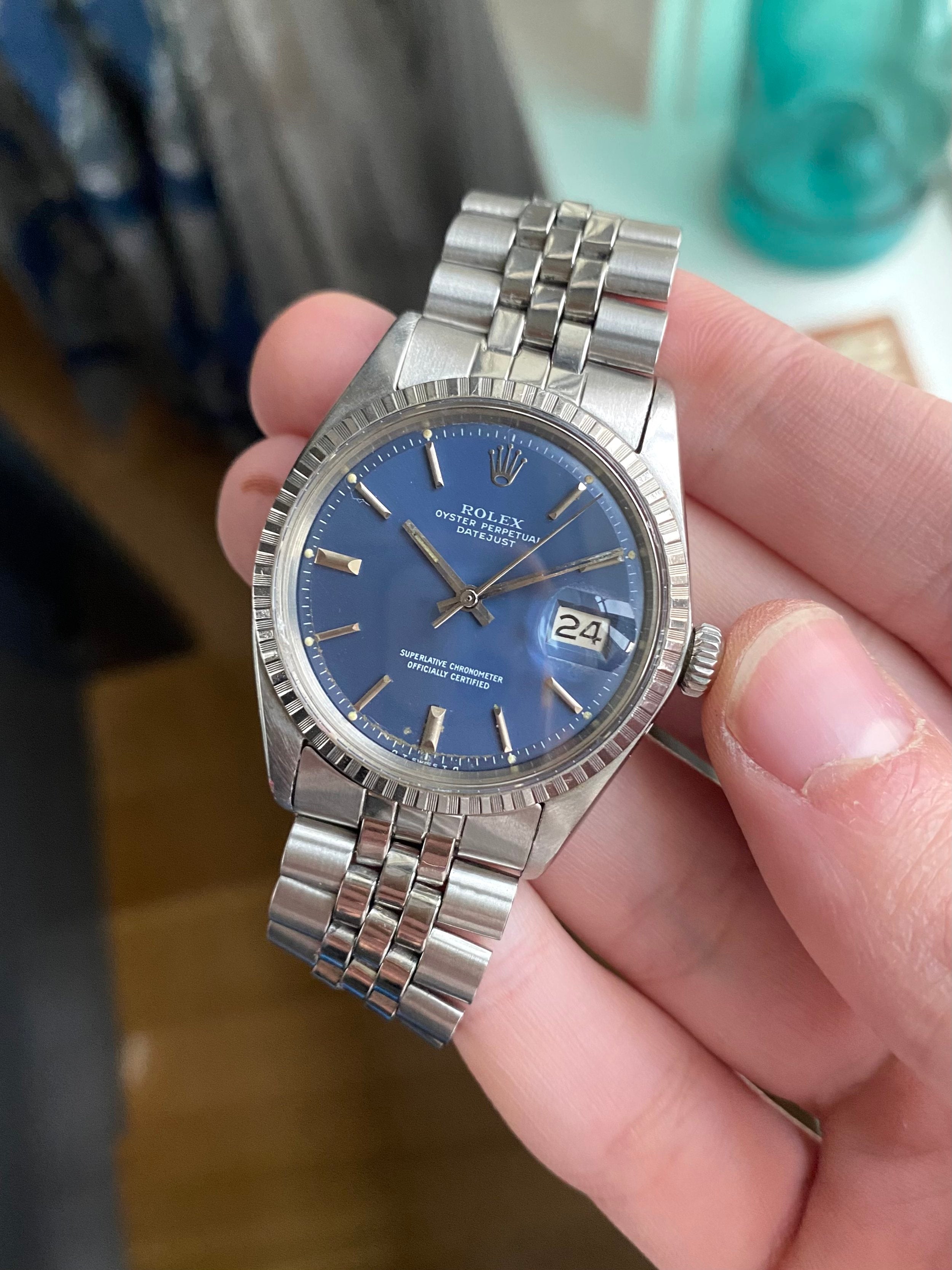 Rolex Datejust 1603 - Blue Sigma