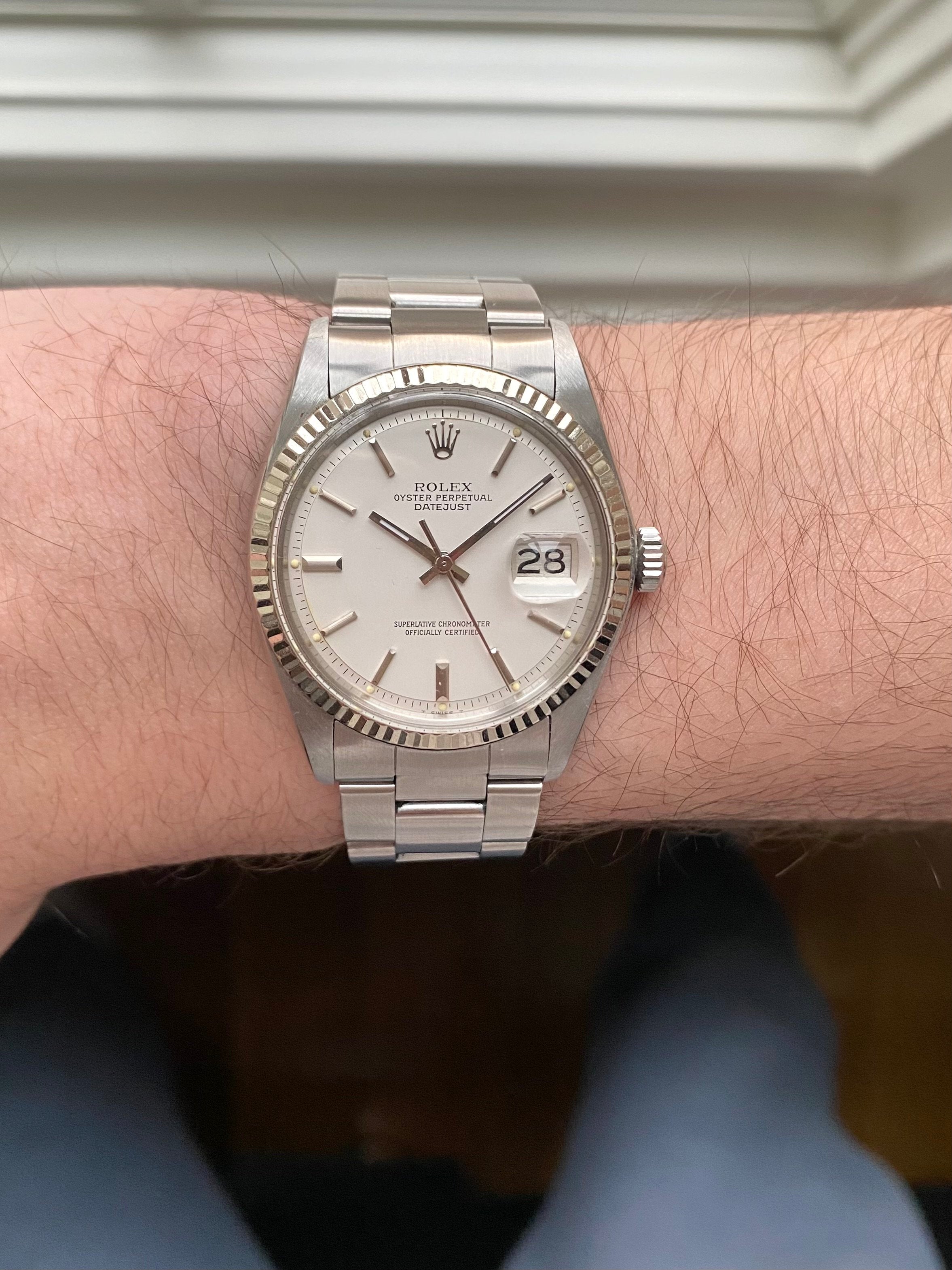 Rolex Datejust 1601 - Matte White