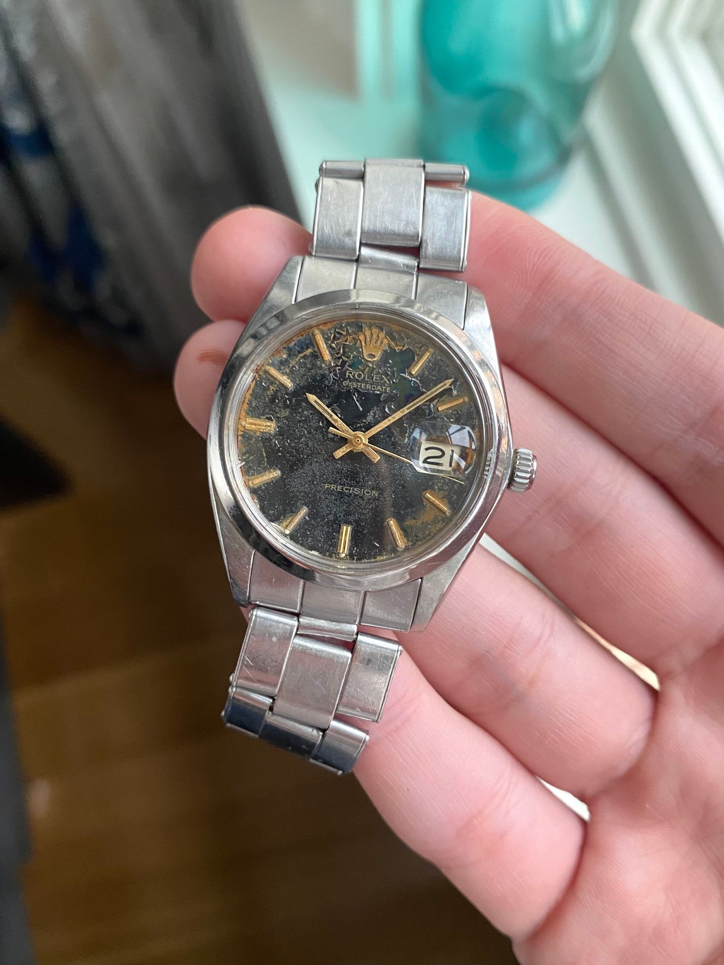 Rolex Oysterdate 6694 - Black Patina