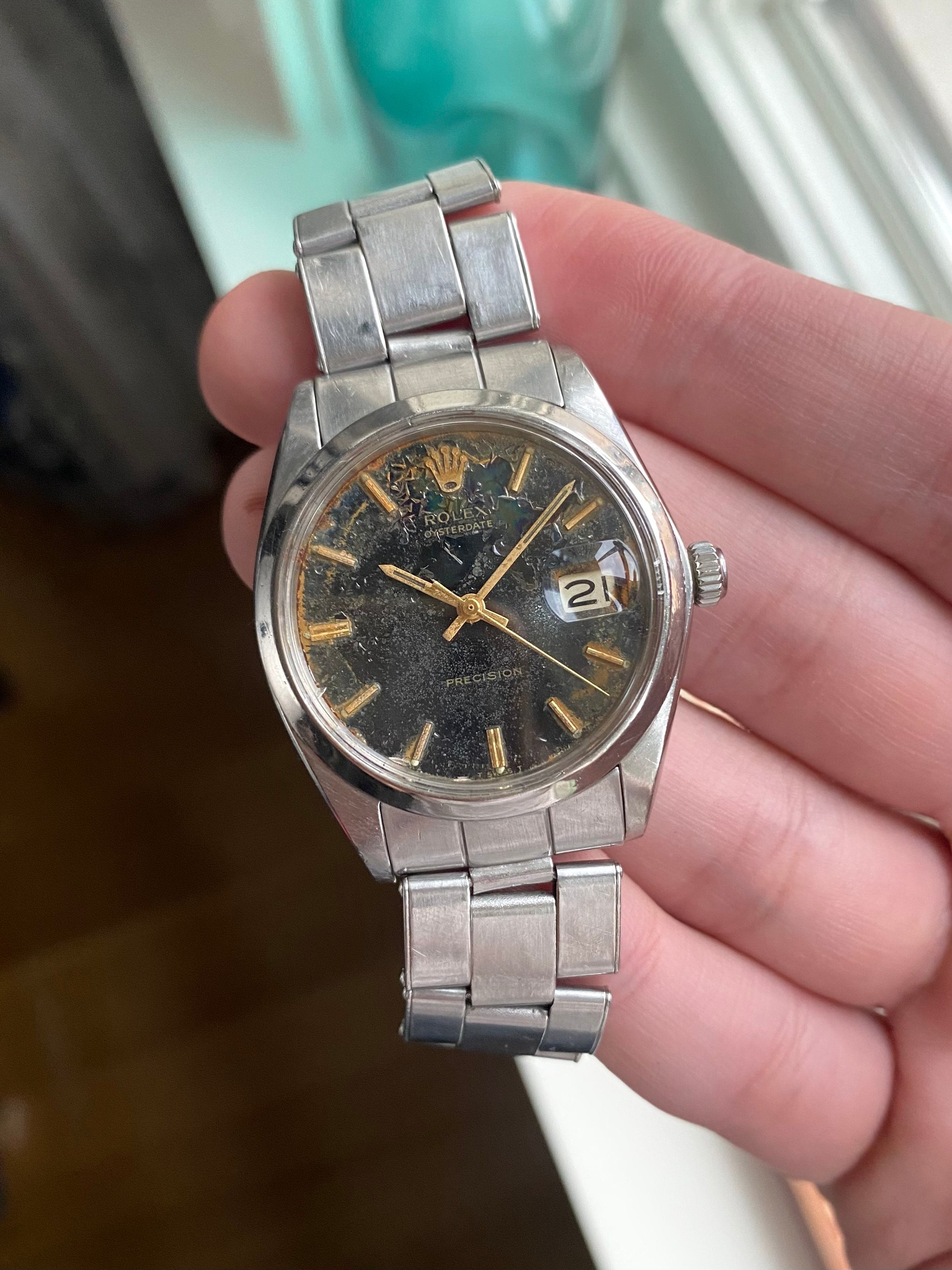 Rolex Oysterdate 6694 - Black Patina