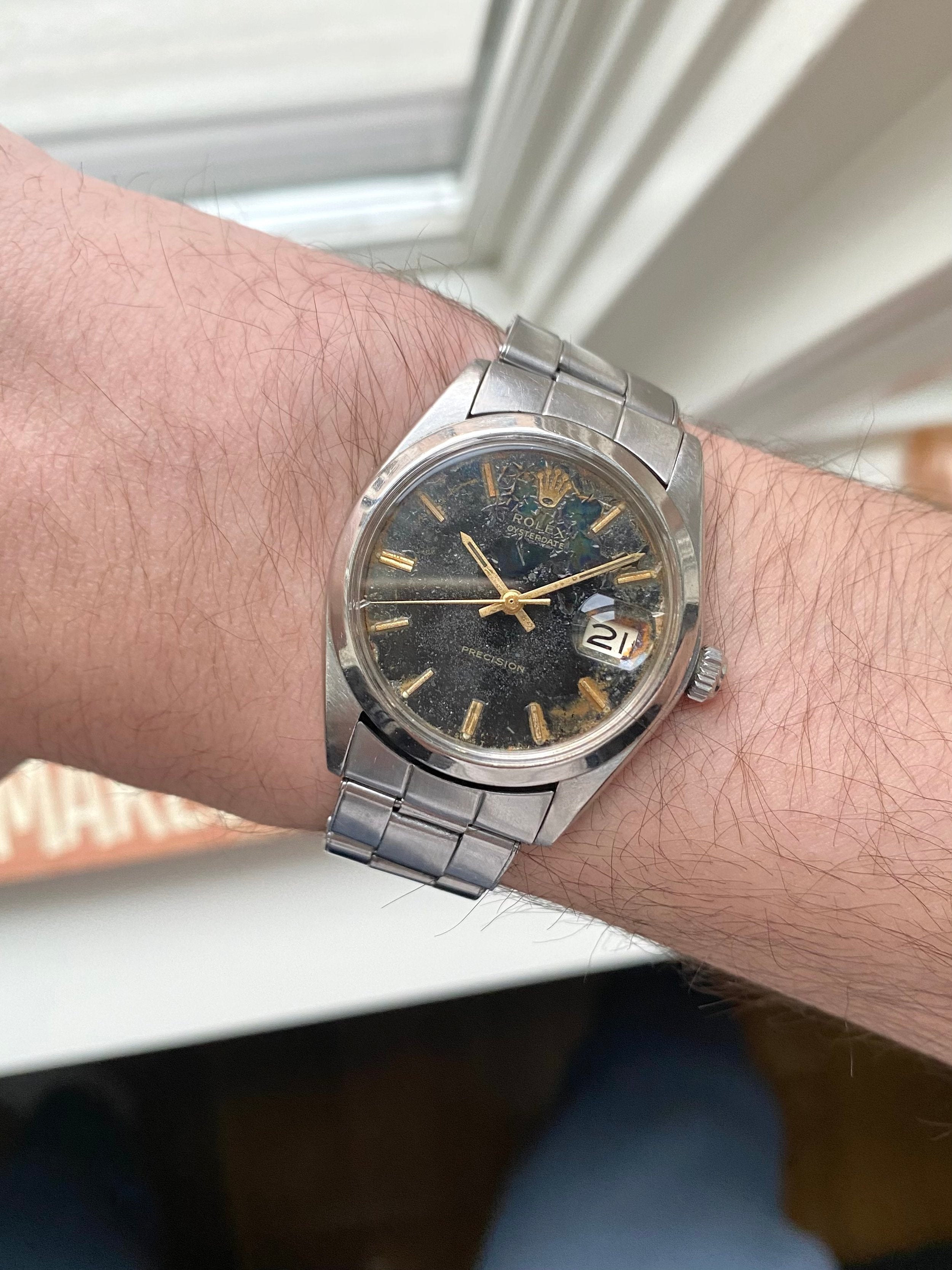 Rolex Oysterdate 6694 - Black Patina